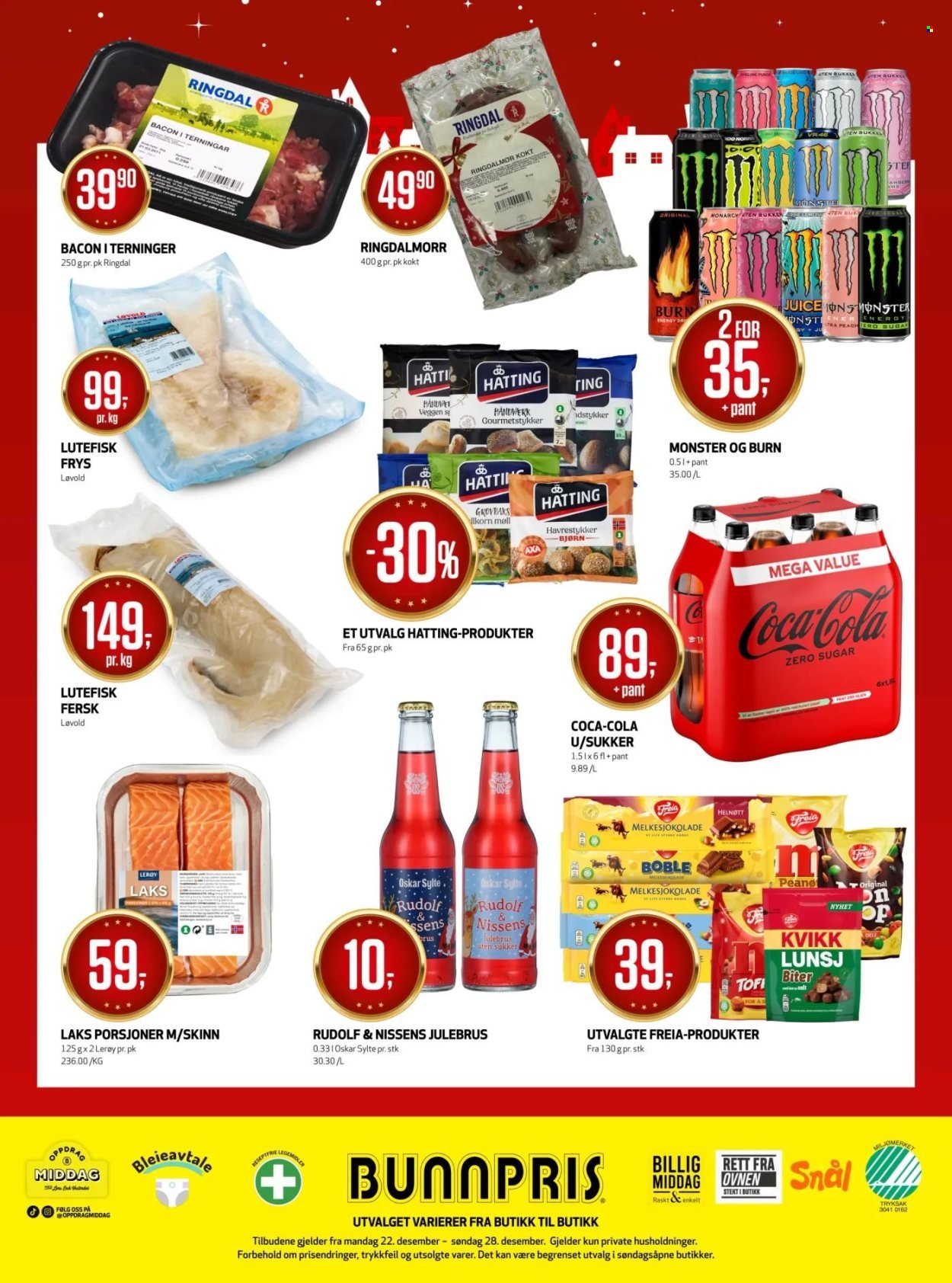 BUNNPRIS kundeavis - Uke 52 (2025-12-22 - 2025-12-28)