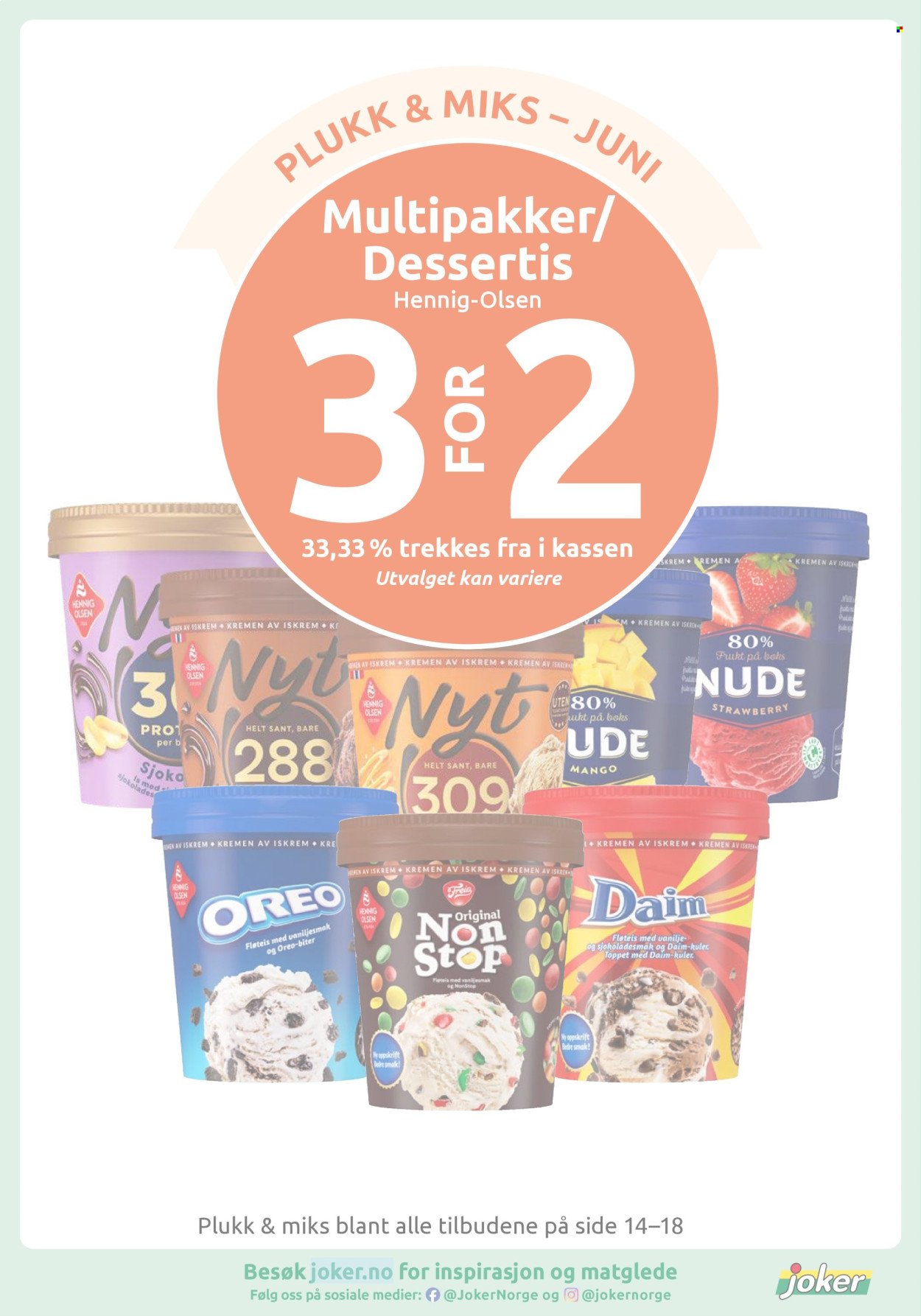 JOKER kundeavis - Fra mandag 22. juni 2026