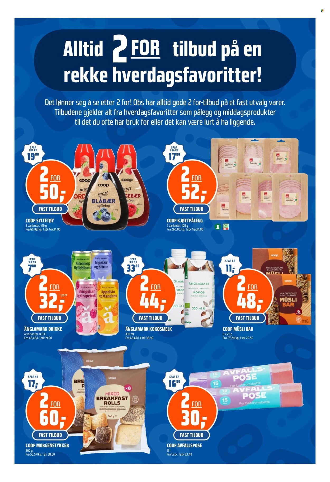 COOP OBS kundeavis - Fra søndag 20. september 2026