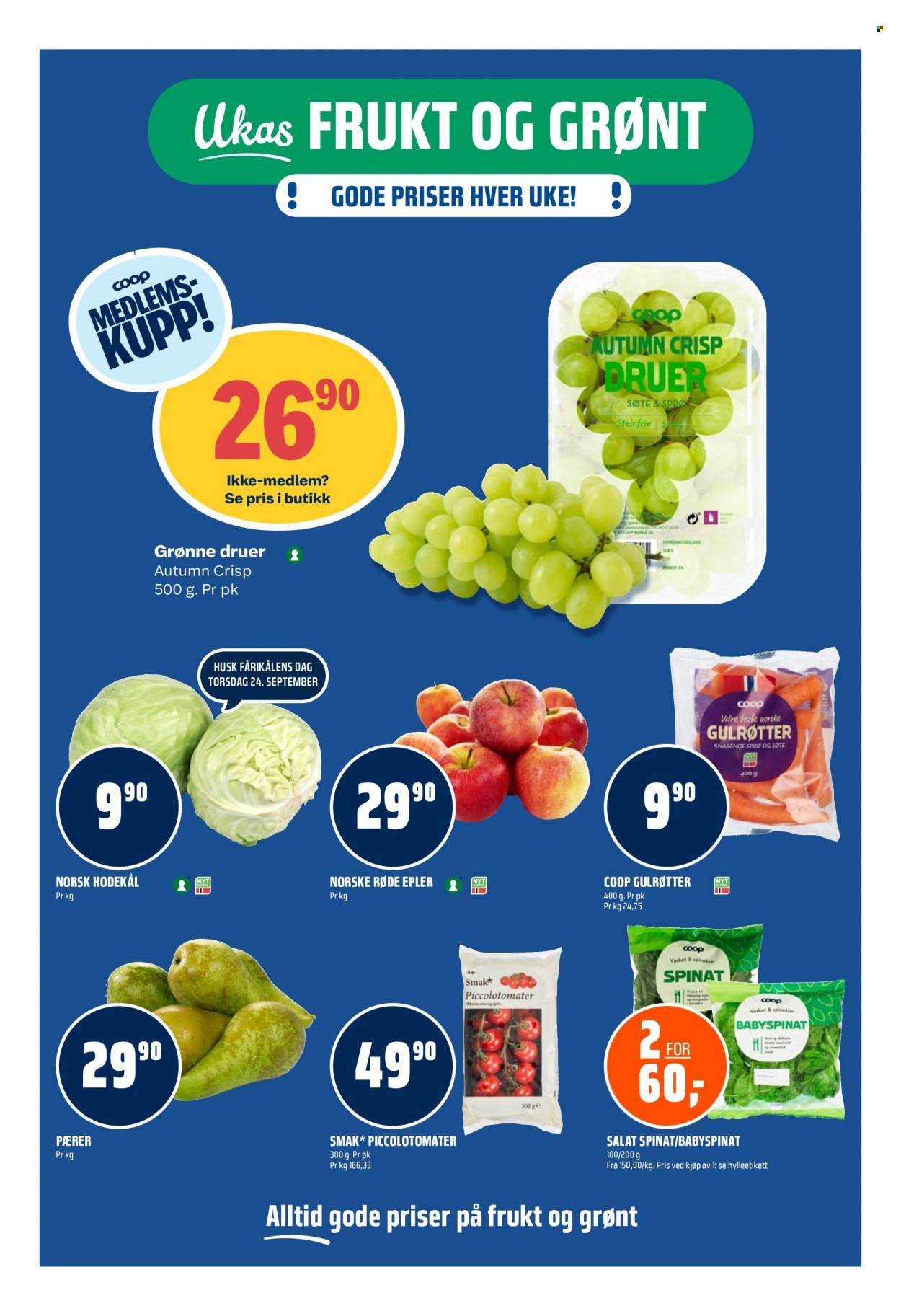 COOP OBS kundeavis - Fra søndag 20. september 2026