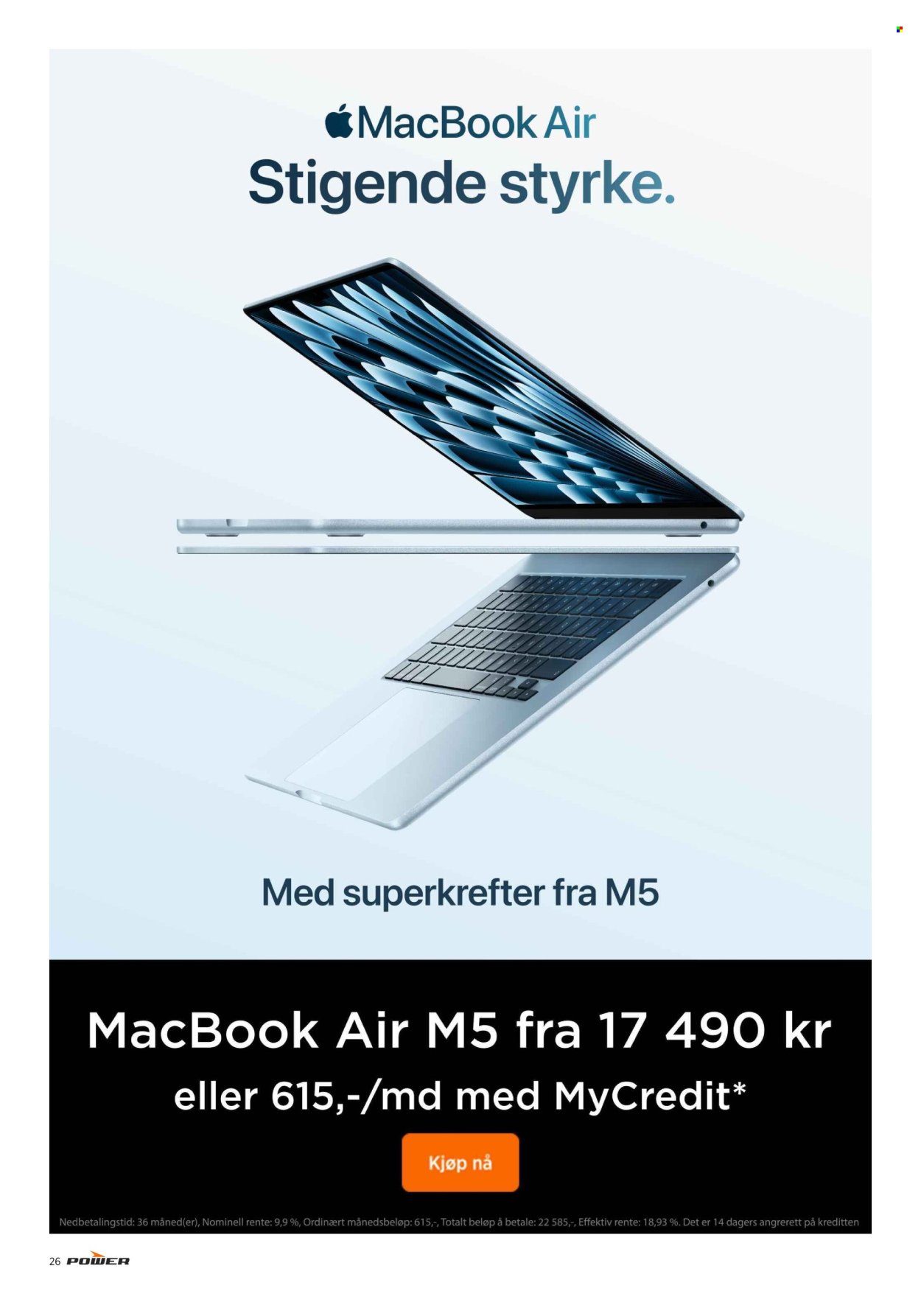 POWER kundeavis - Fra mandag 17. august 2026