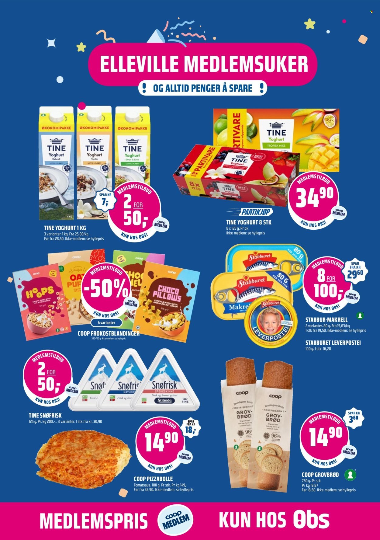 COOP OBS kundeavis - Fra søndag 4. oktober 2026