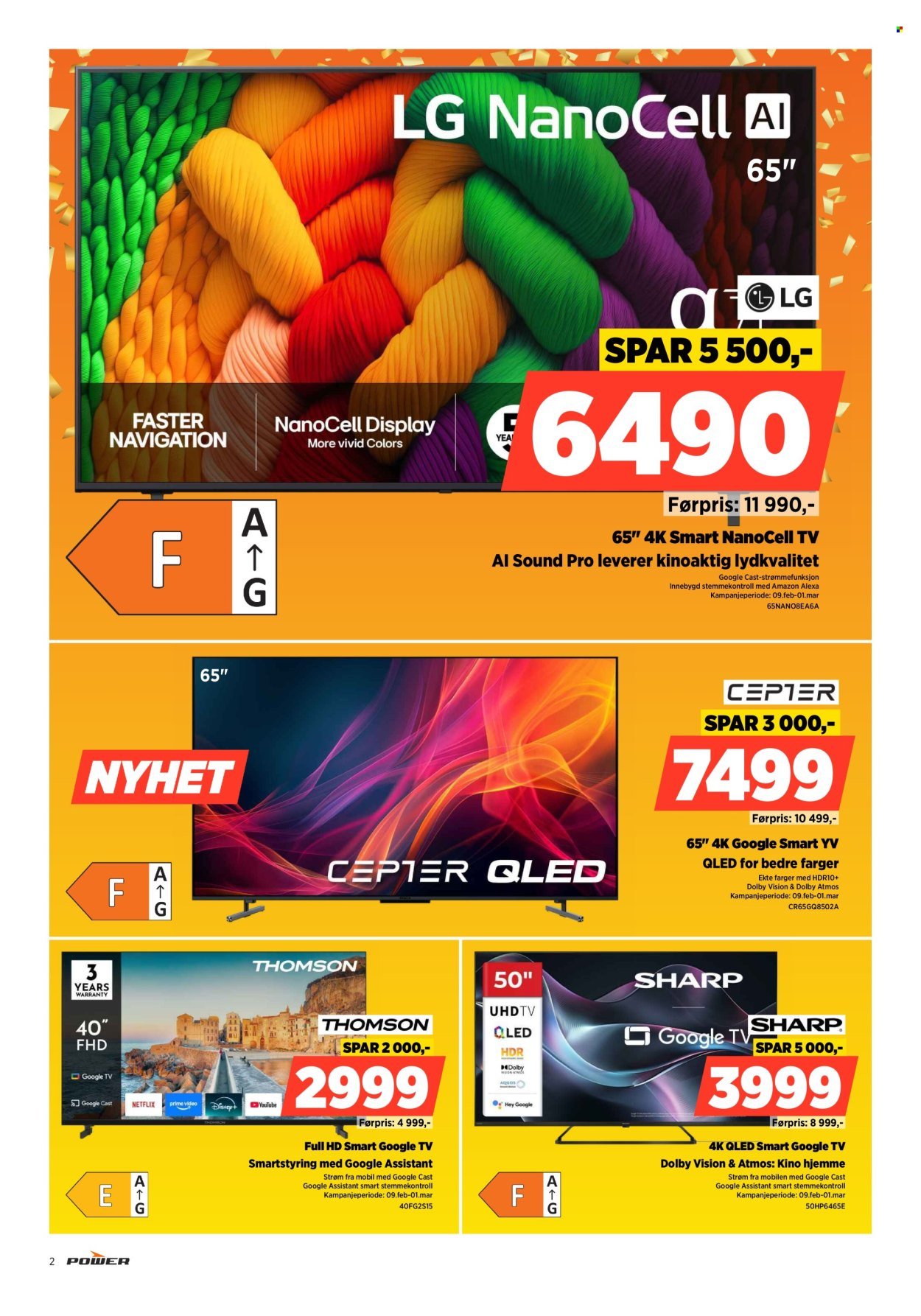 POWER kundeavis - Fra mandag 9. februar 2026 (2026-02-09 - 2026-02-15)