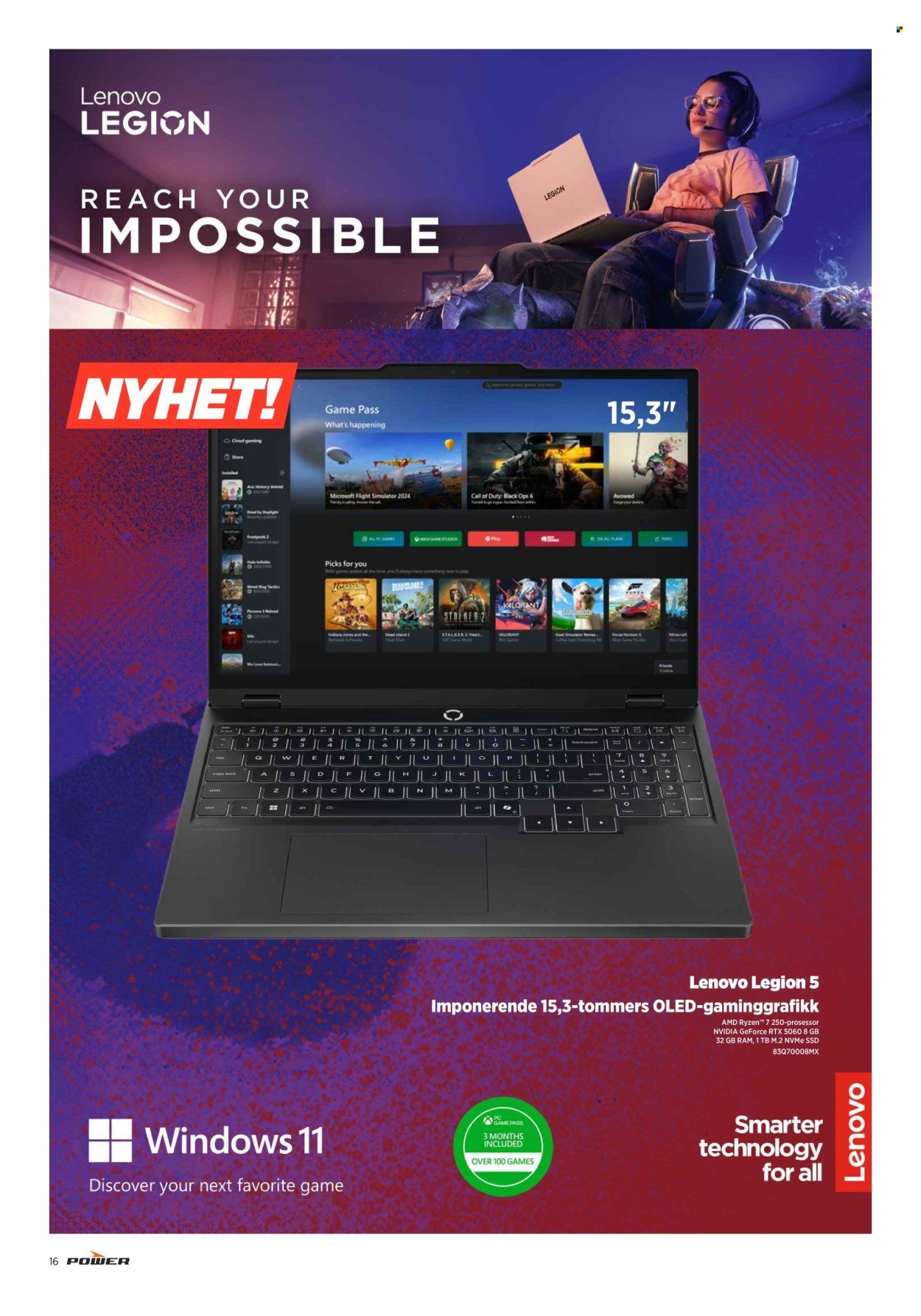 POWER kundeavis - Fra mandag 9. februar 2026 (2026-02-09 - 2026-02-15)