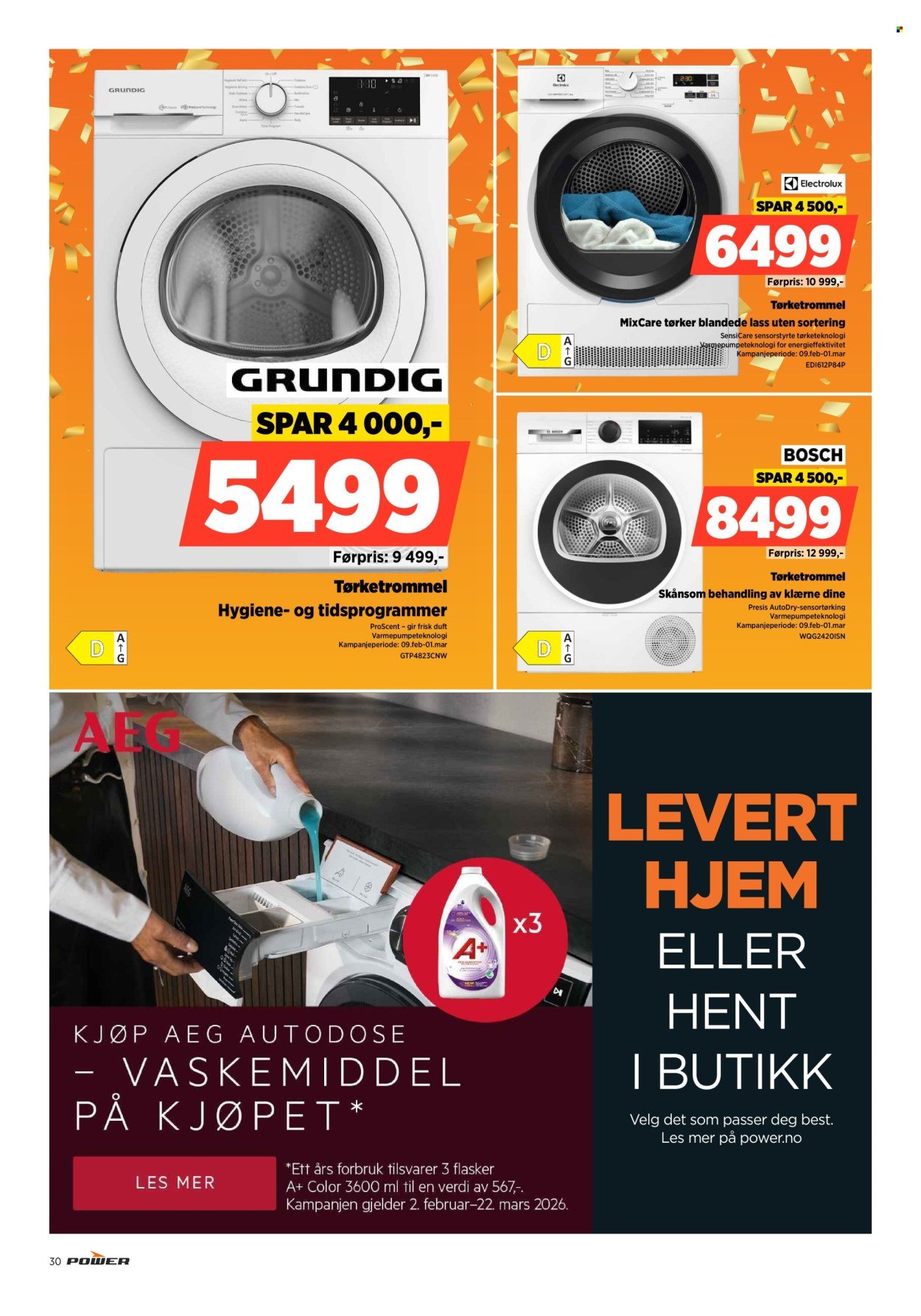 POWER kundeavis - Fra mandag 9. februar 2026 (2026-02-09 - 2026-02-15)