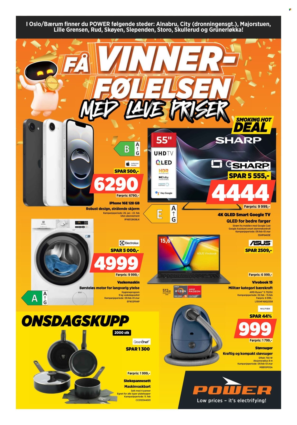 POWER kundeavis - Fra mandag 9. februar 2026 (2026-02-09 - 2026-02-15)