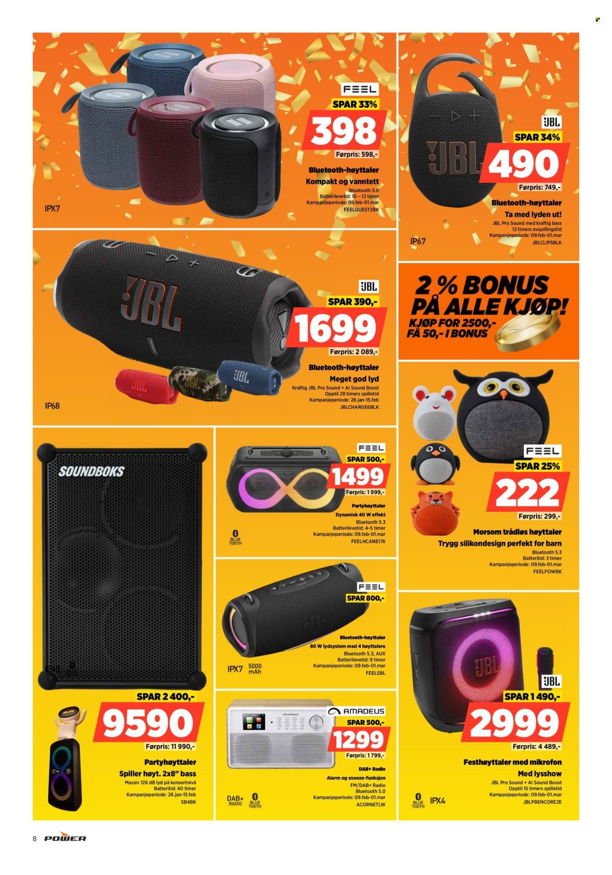 POWER kundeavis - Fra mandag 9. februar 2026 (2026-02-09 - 2026-02-15)