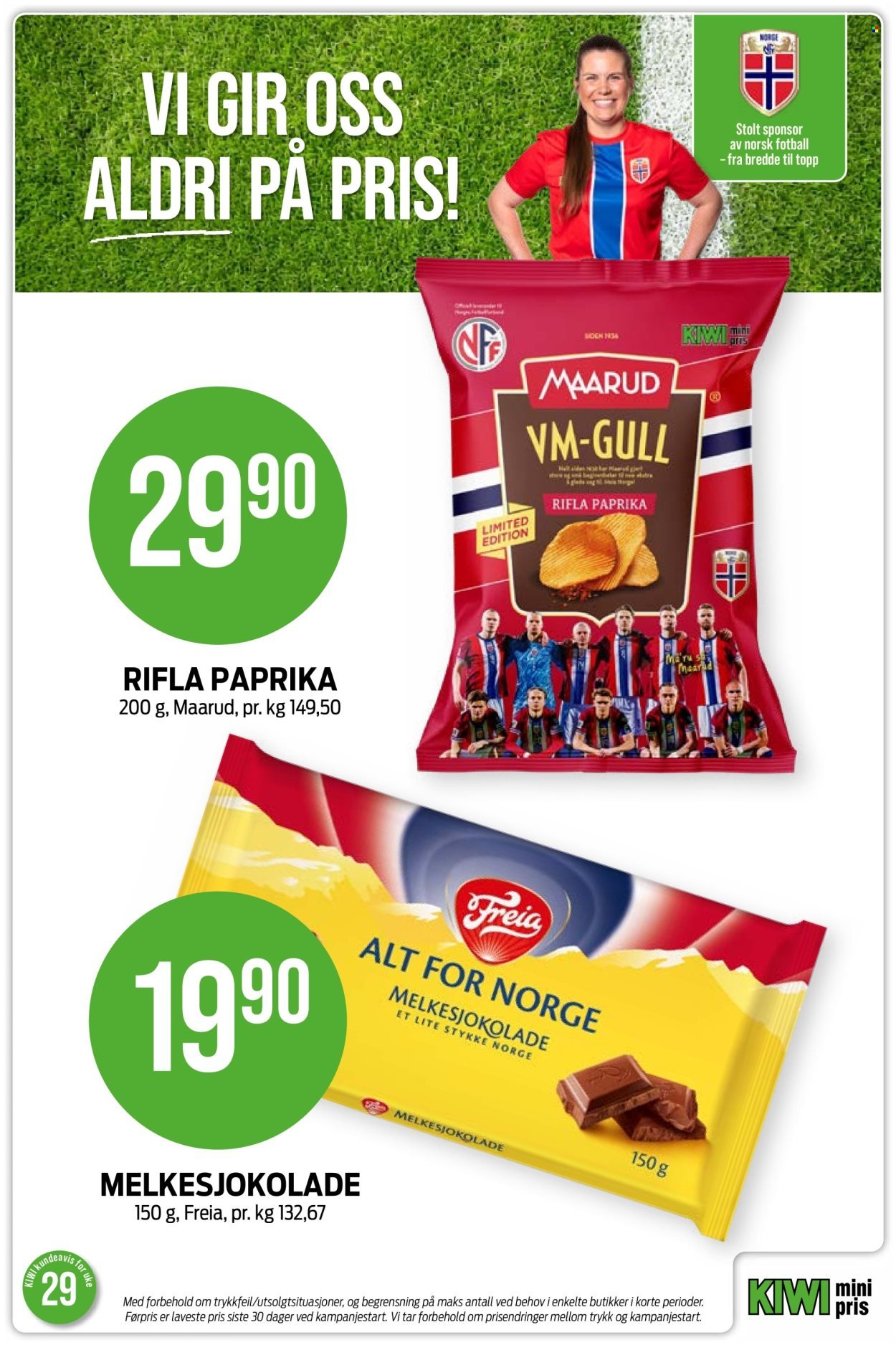 KIWI kundeavis - Fra mandag 13. juli 2026