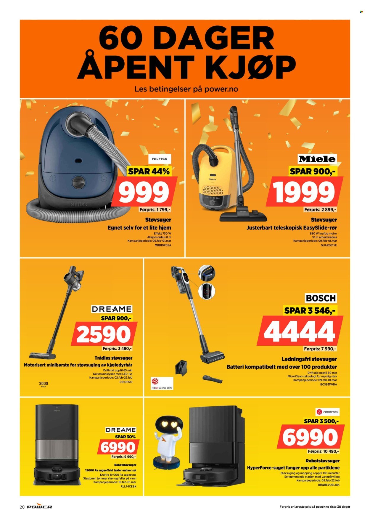 POWER kundeavis - Fra mandag 16. februar 2026 (2026-02-16 - 2026-02-22)