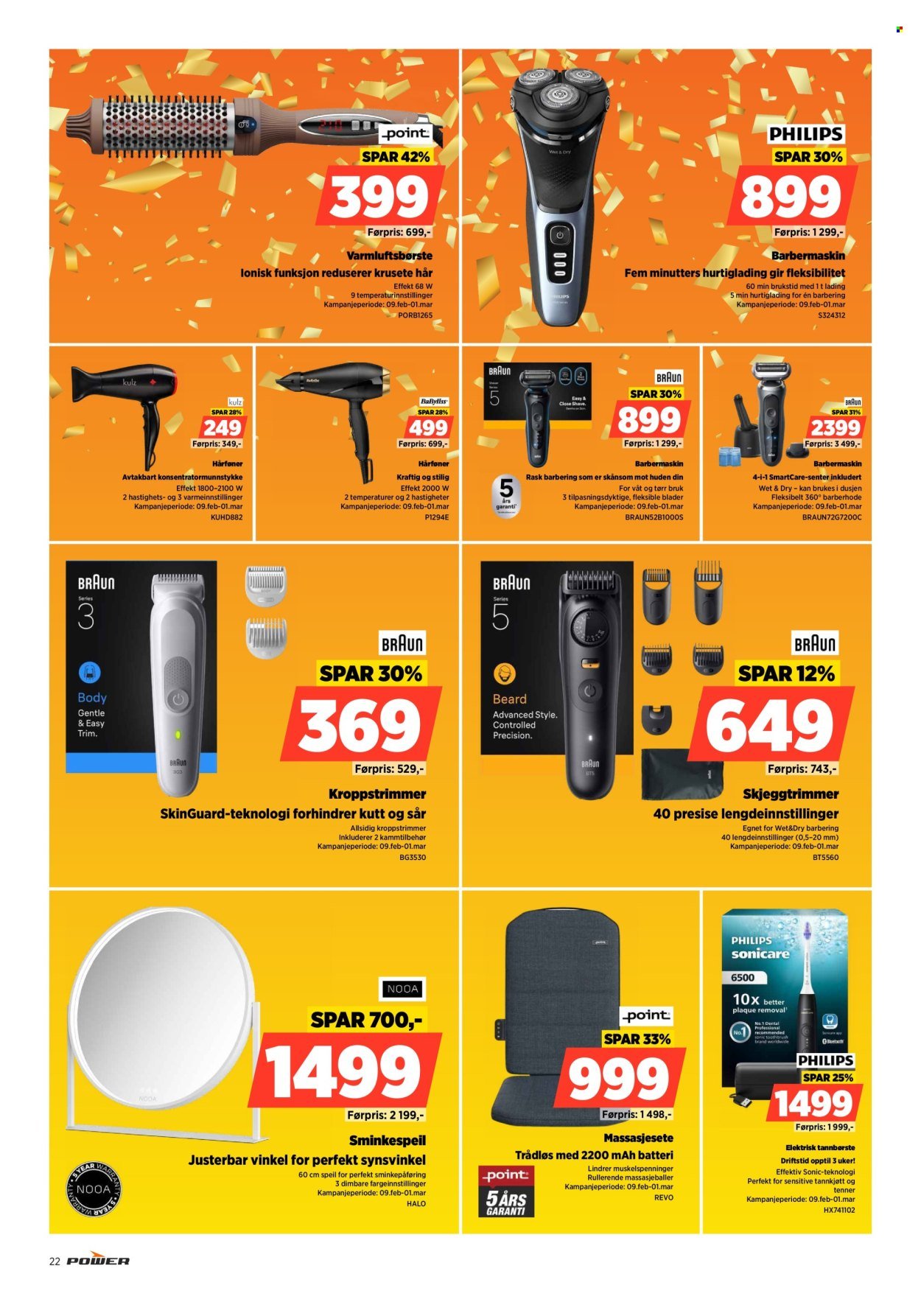 POWER kundeavis - Fra mandag 16. februar 2026 (2026-02-16 - 2026-02-22)