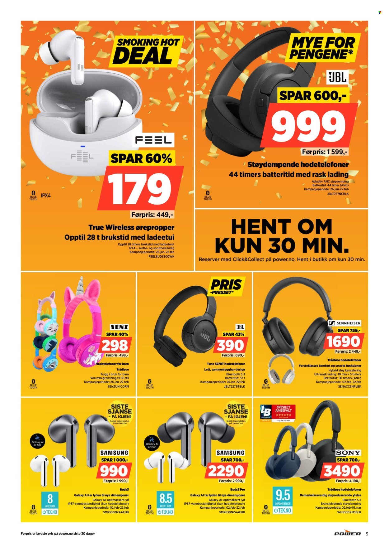 POWER kundeavis - Fra mandag 16. februar 2026 (2026-02-16 - 2026-02-22)