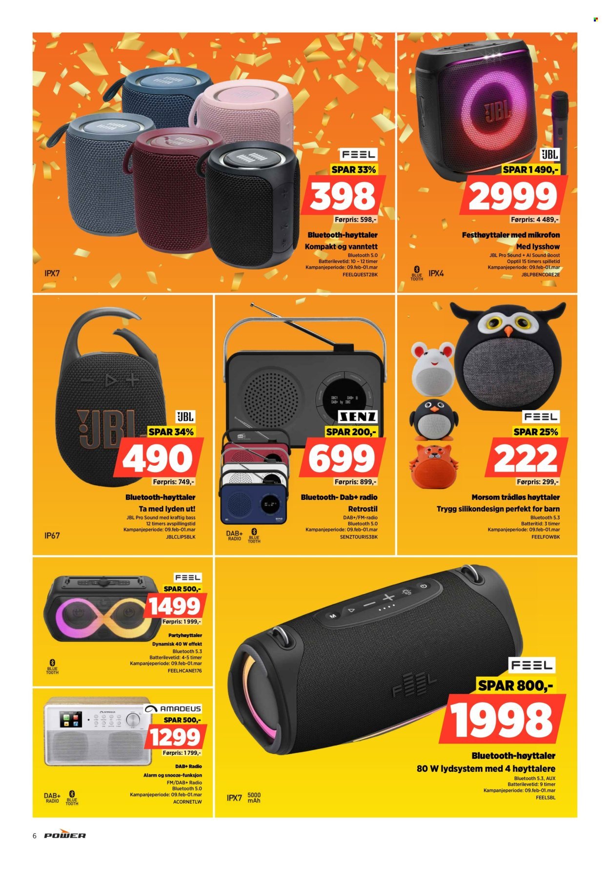 POWER kundeavis - Fra mandag 16. februar 2026 (2026-02-16 - 2026-02-22)