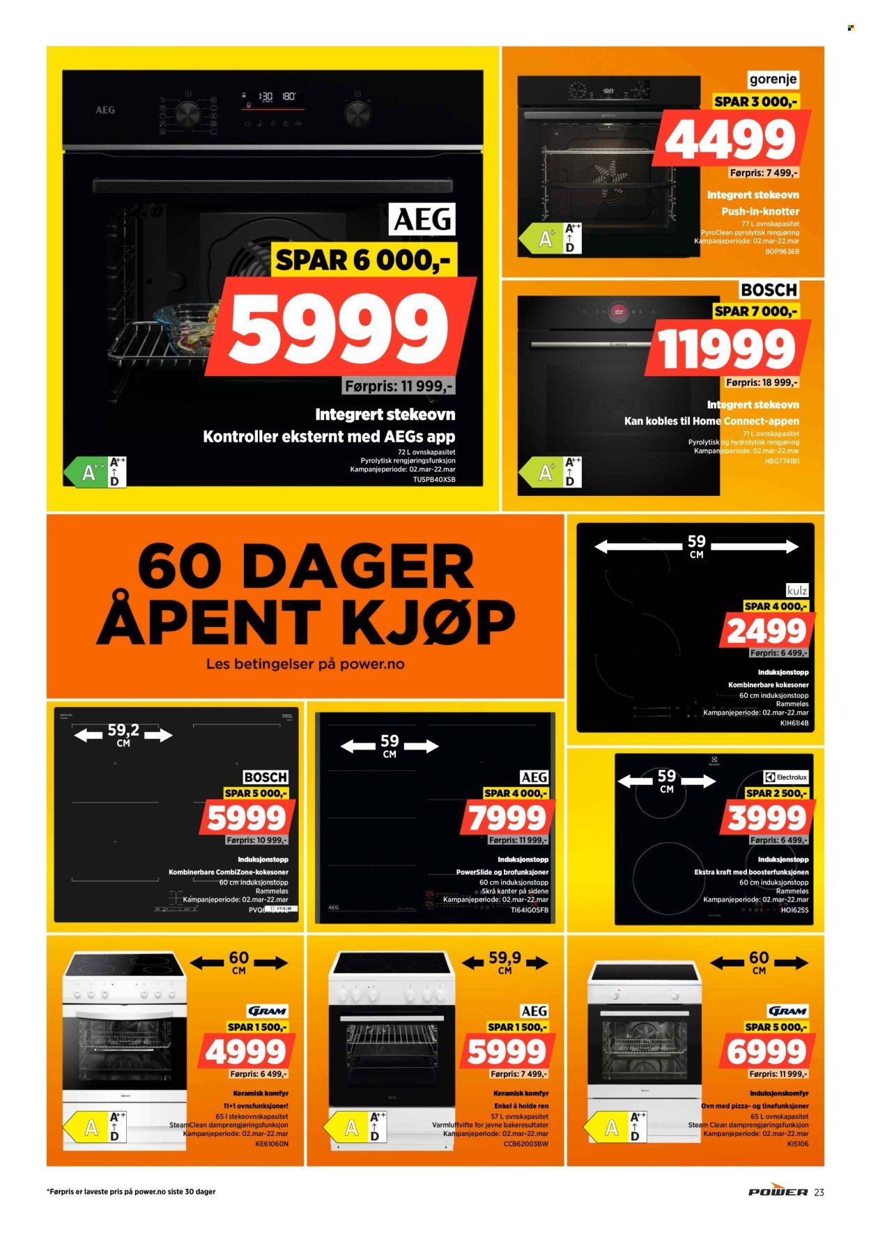 POWER kundeavis - Fra mandag 9. mars 2026 (2026-03-09 - 2026-03-15)