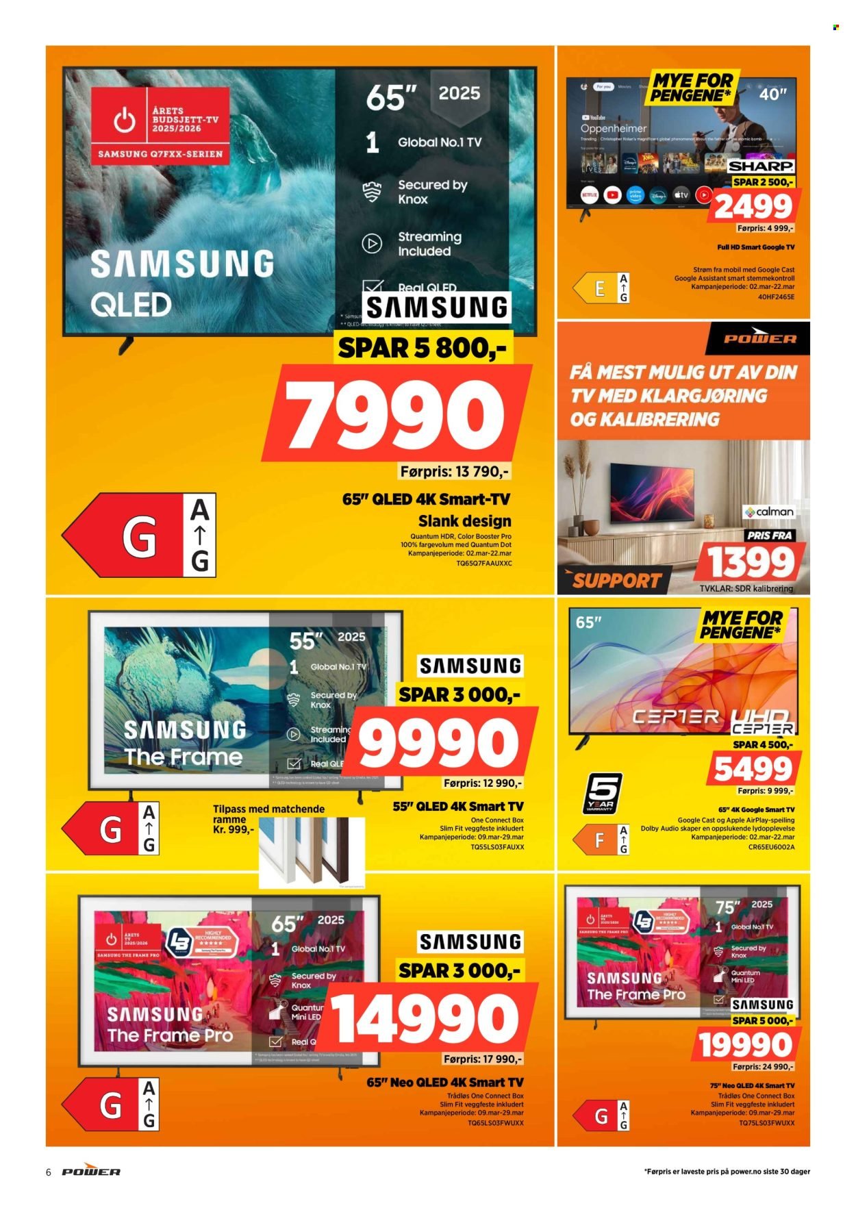 POWER kundeavis - Fra mandag 9. mars 2026 (2026-03-09 - 2026-03-15)
