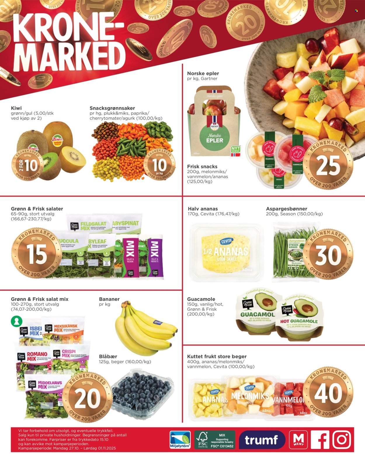 MENY kundeavis - Fra mandag 27. oktober 2025 (2025-10-27 - 2025-11-01)