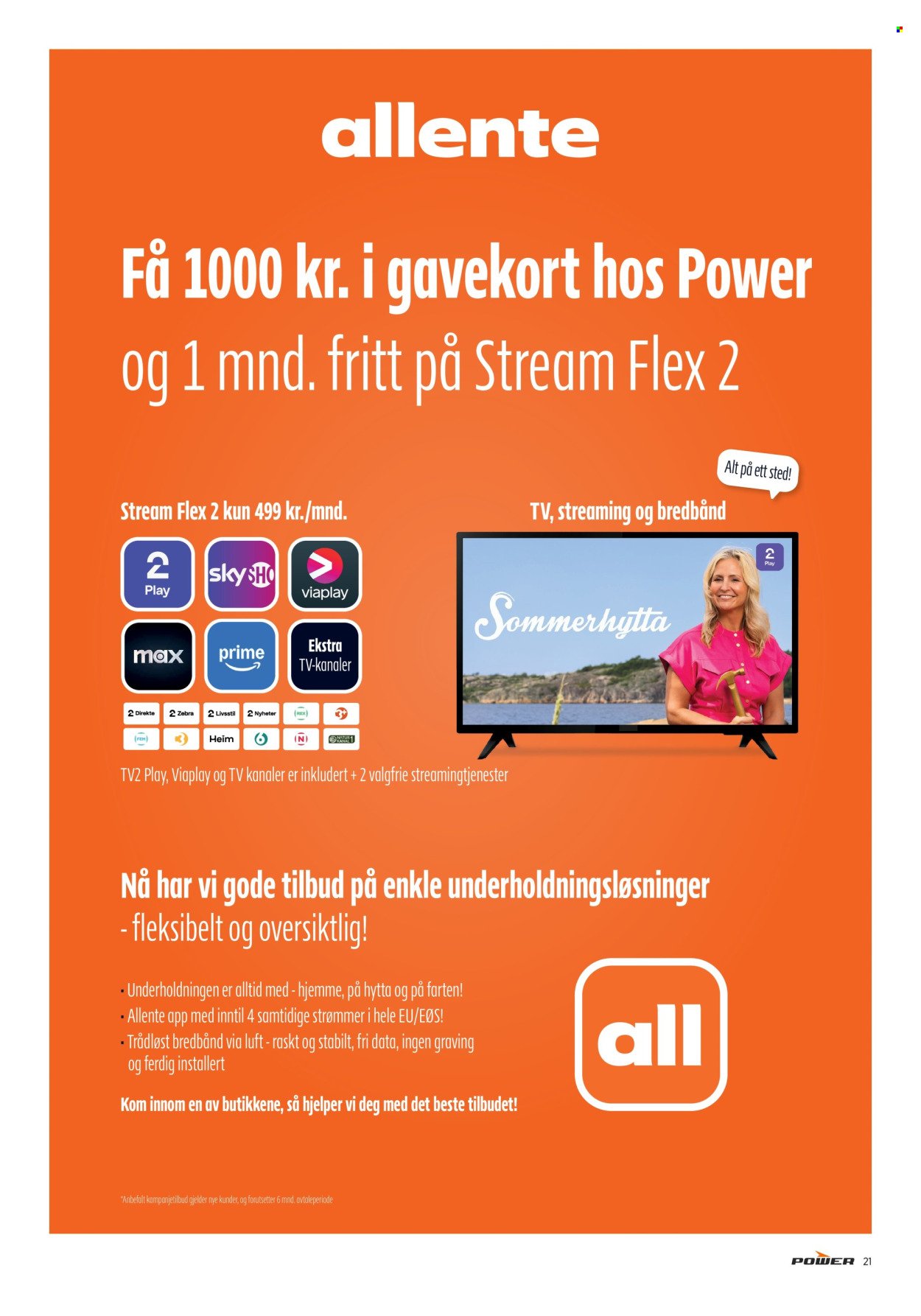 POWER kundeavis - Fra mandag 28. juli 2025 (2025-07-28 - 2025-08-03)