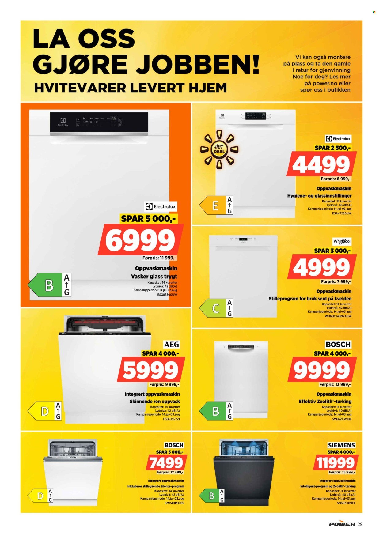 POWER kundeavis - Fra mandag 28. juli 2025 (2025-07-28 - 2025-08-03)