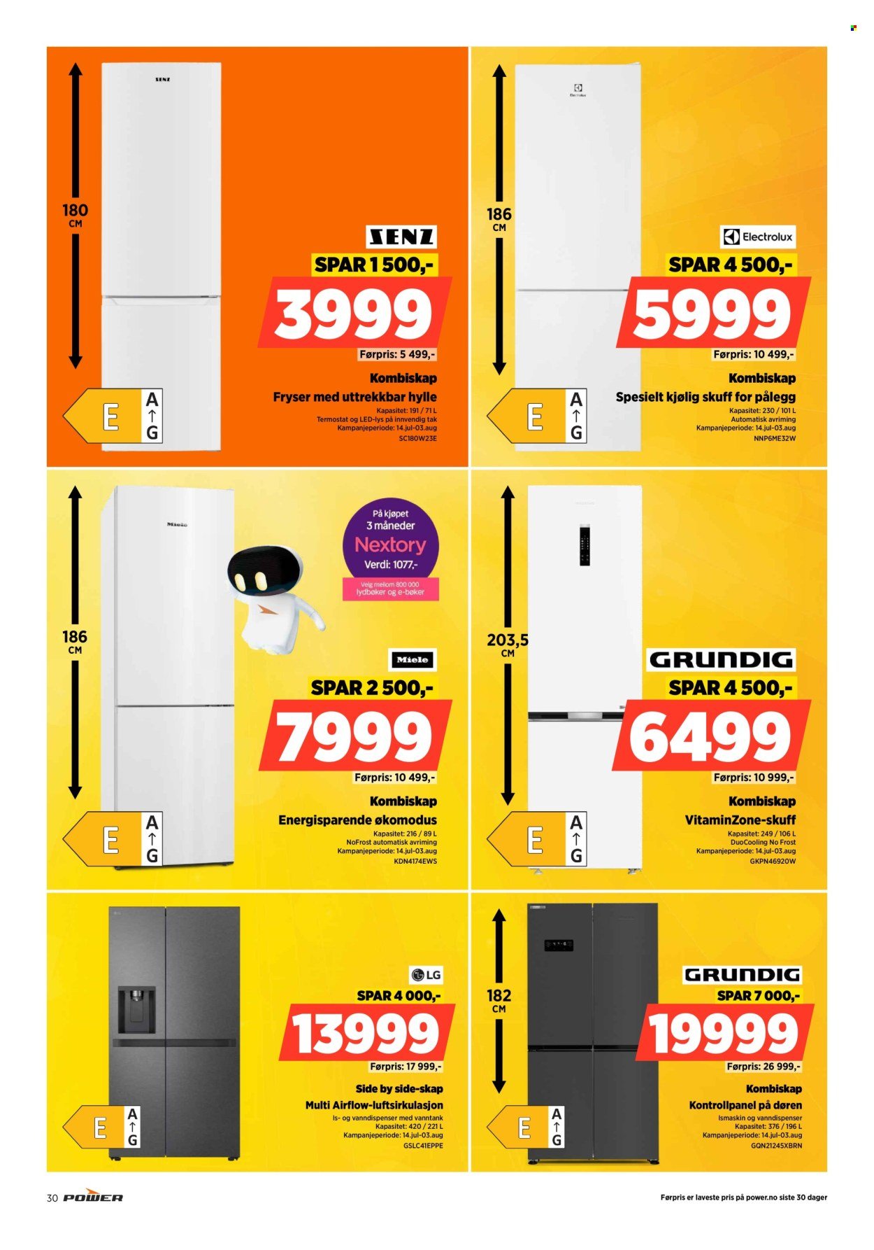 POWER kundeavis - Fra mandag 28. juli 2025 (2025-07-28 - 2025-08-03)