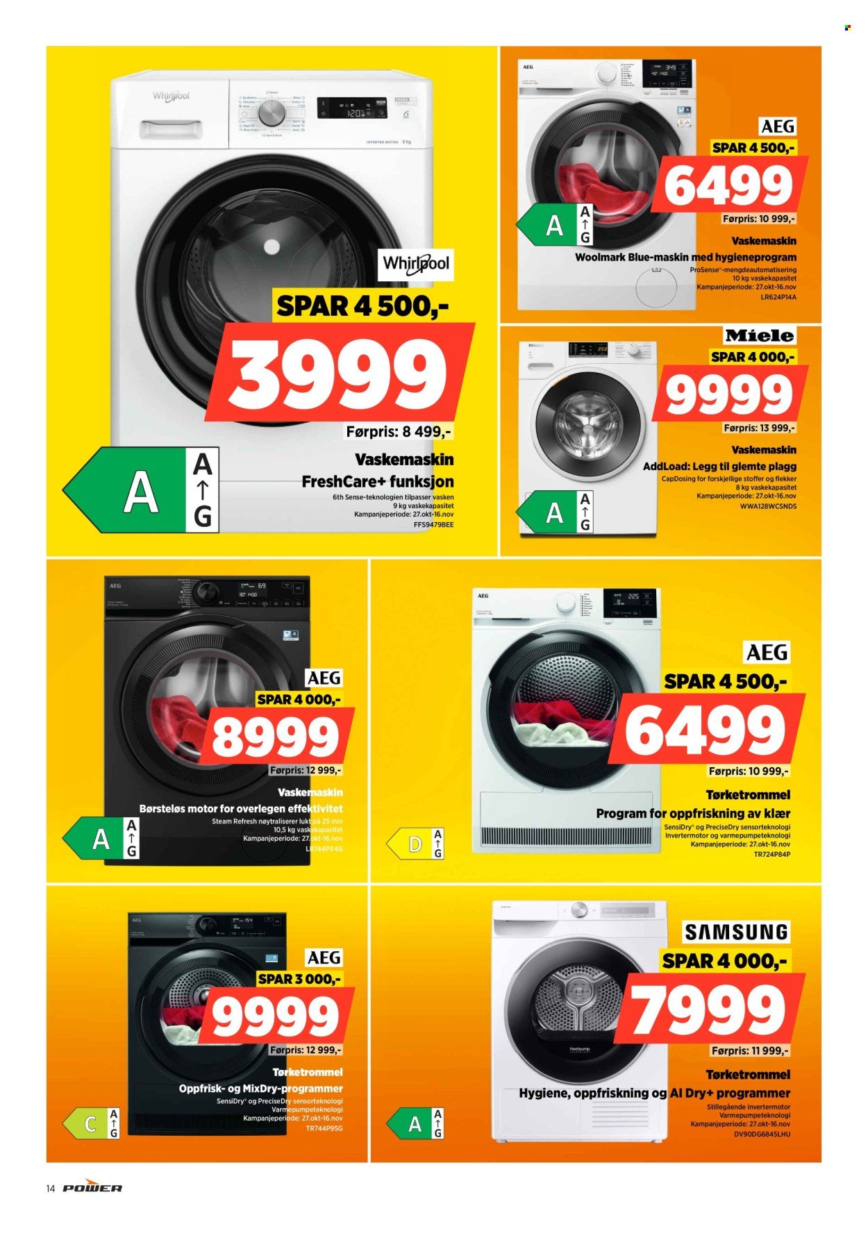 POWER kundeavis - Fra mandag 3. november 2025 (2025-11-03 - 2025-11-09)