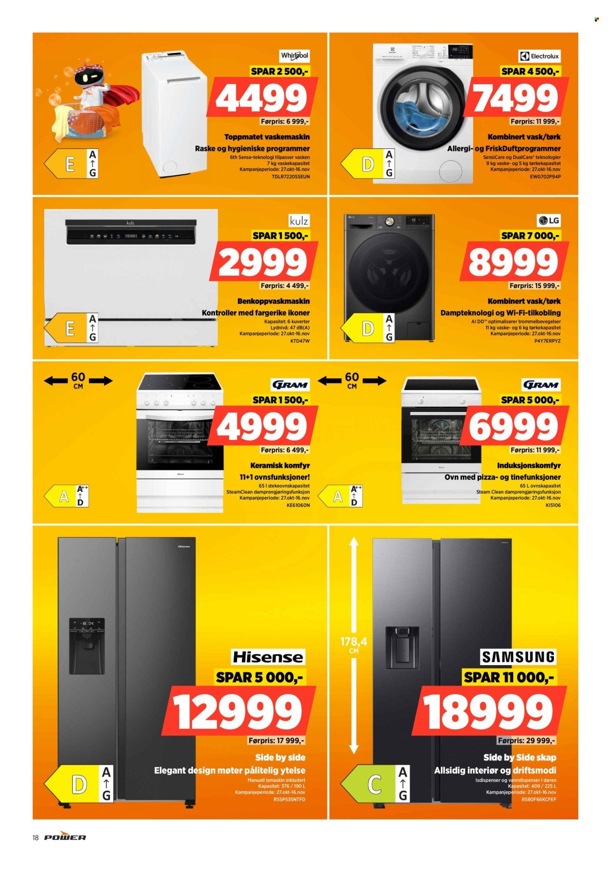 POWER kundeavis - Fra mandag 3. november 2025 (2025-11-03 - 2025-11-09)