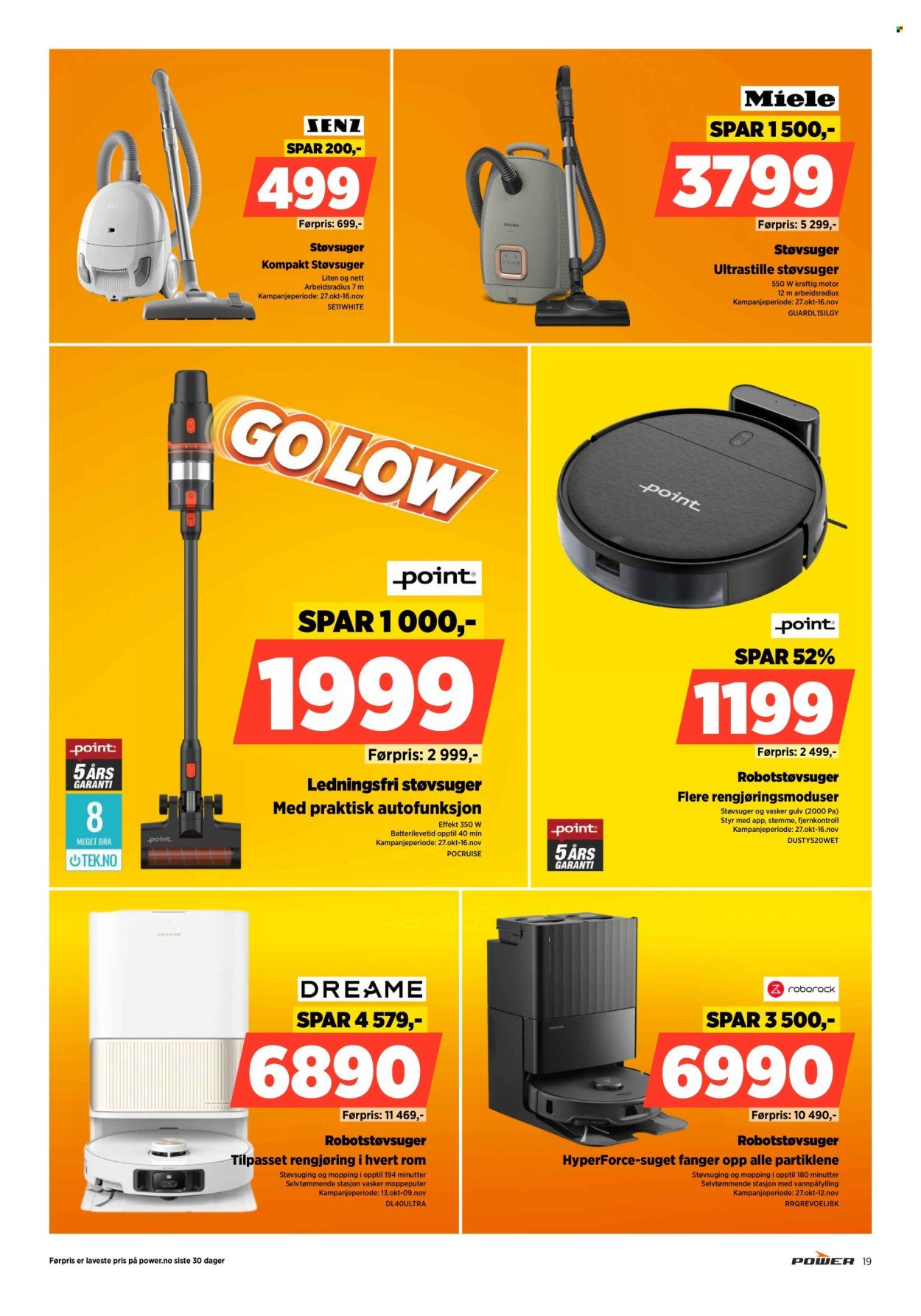 POWER kundeavis - Fra mandag 3. november 2025 (2025-11-03 - 2025-11-09)