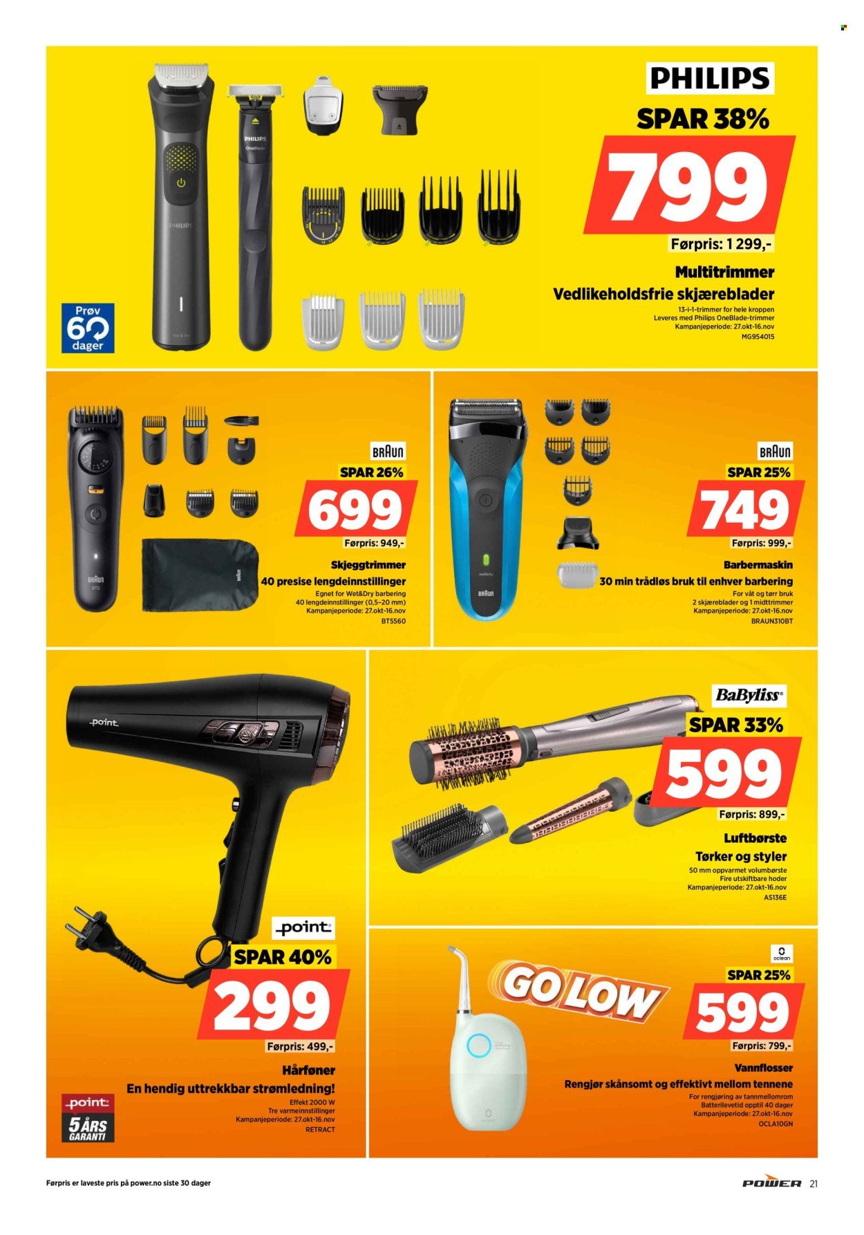 POWER kundeavis - Fra mandag 3. november 2025 (2025-11-03 - 2025-11-09)