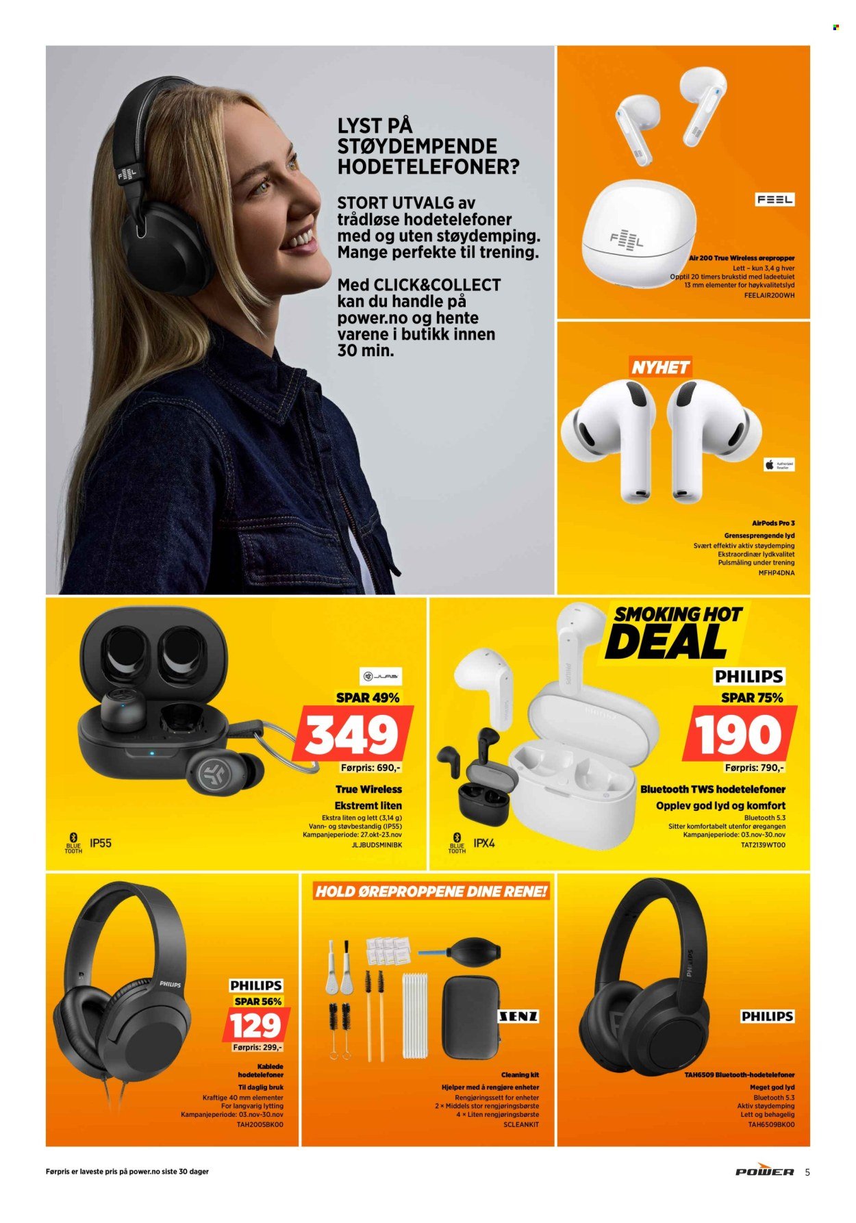 POWER kundeavis - Fra mandag 3. november 2025 (2025-11-03 - 2025-11-09)