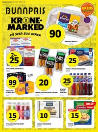 BUNNPRIS kundeavis - Uke 16 (2026-04-13 - 2026-04-19)