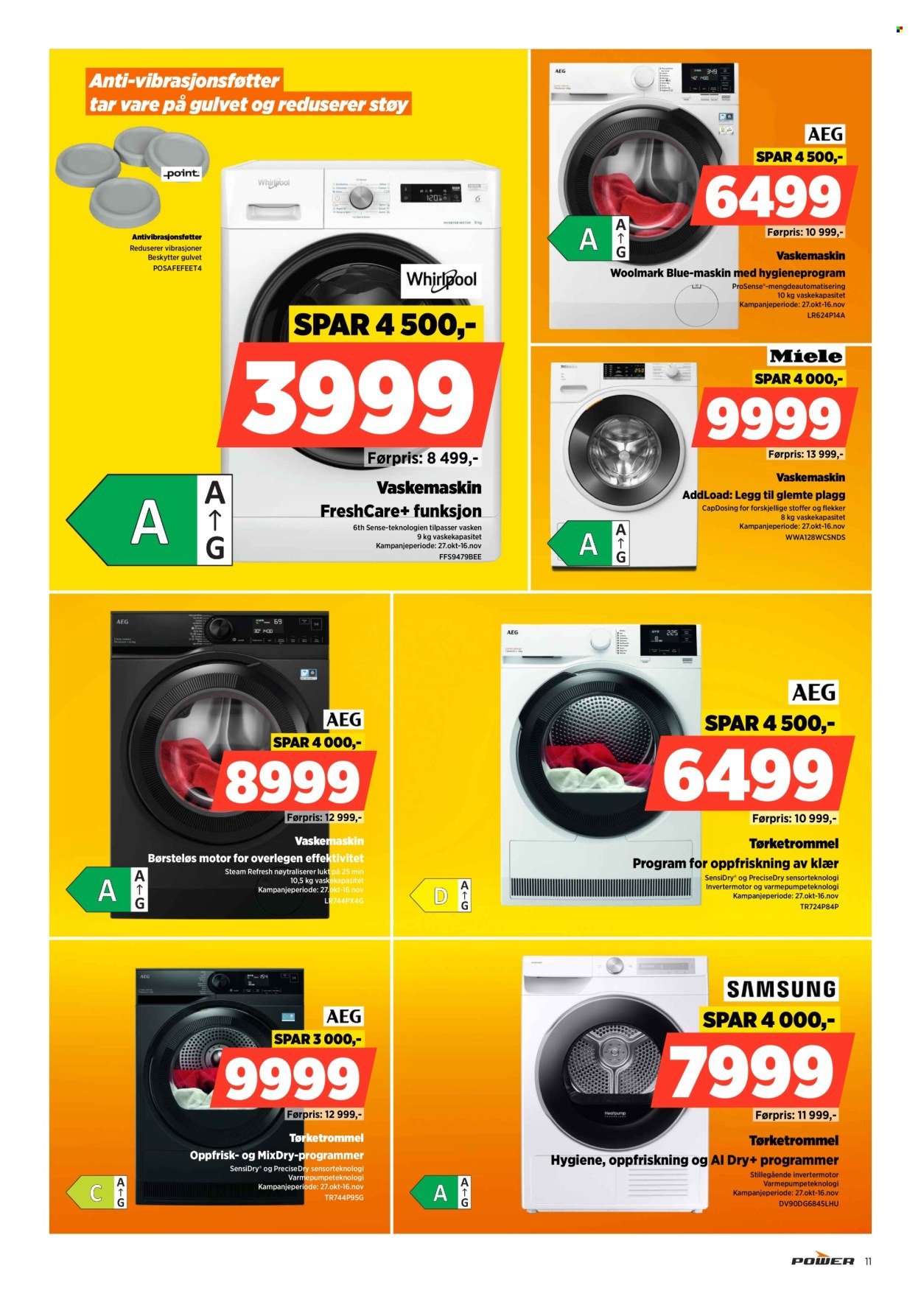 POWER kundeavis - Fra mandag 10. november 2025 (2025-11-10 - 2025-11-16)