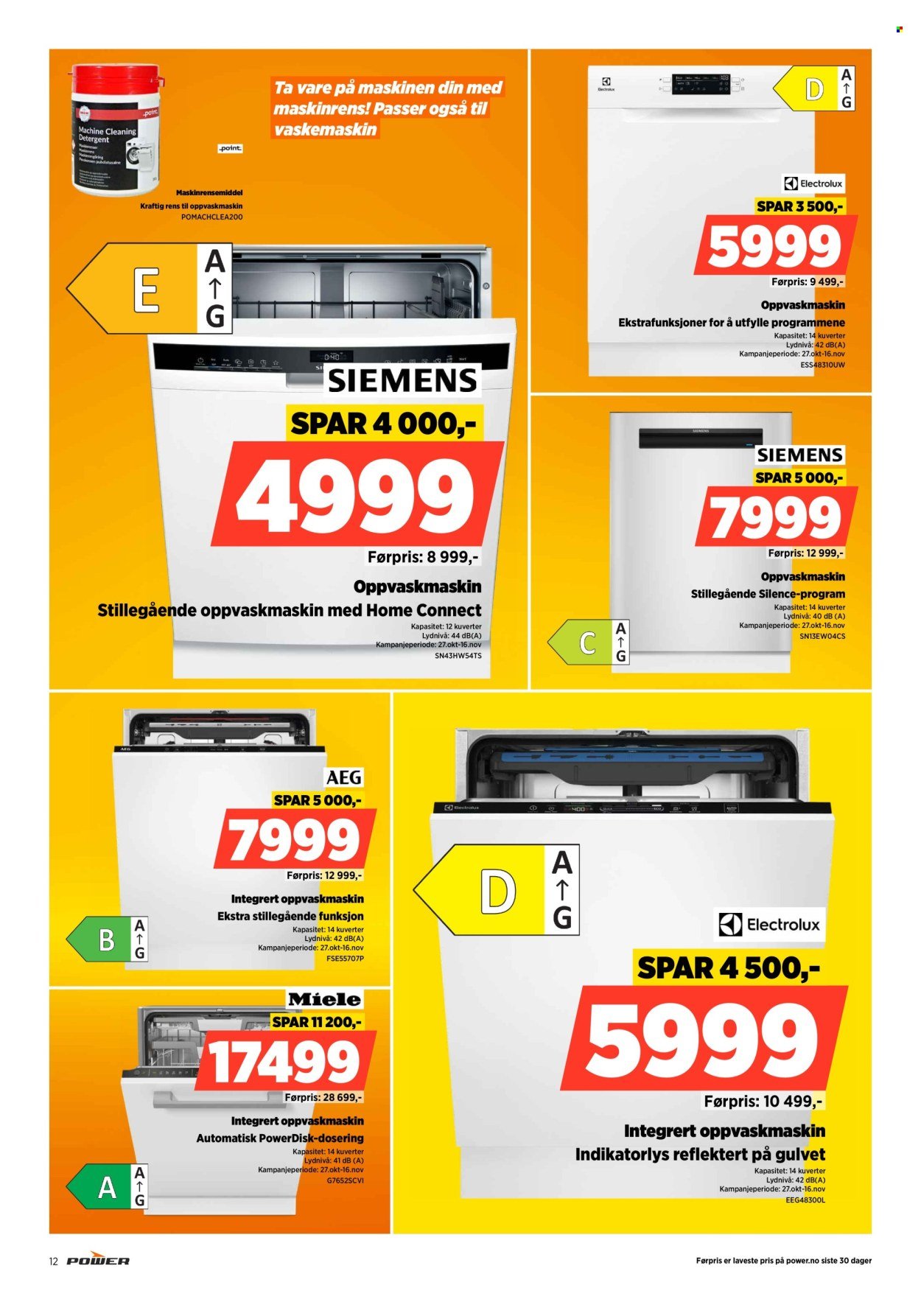 POWER kundeavis - Fra mandag 10. november 2025 (2025-11-10 - 2025-11-16)