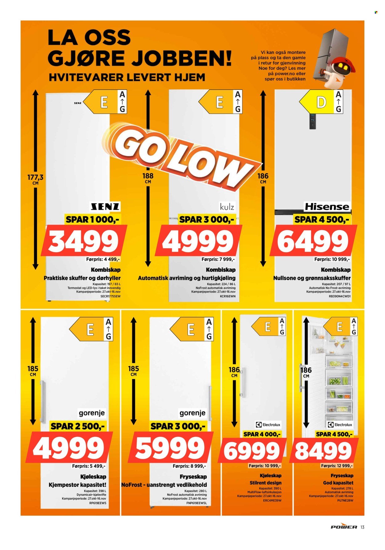 POWER kundeavis - Fra mandag 10. november 2025 (2025-11-10 - 2025-11-16)