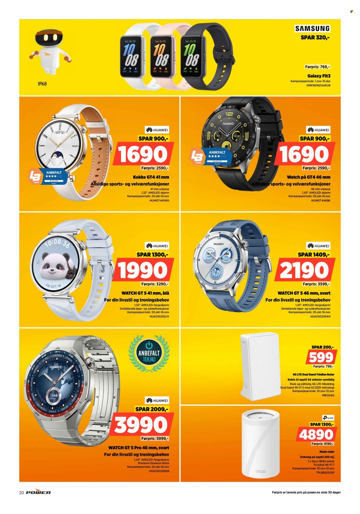 POWER kundeavis - Fra mandag 10. november 2025 (2025-11-10 - 2025-11-16)