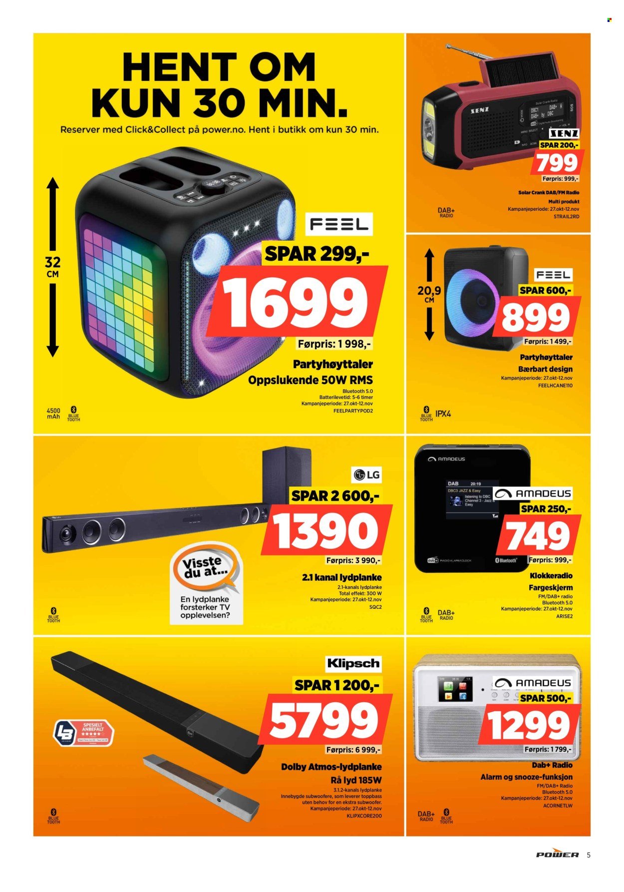 POWER kundeavis - Fra mandag 10. november 2025 (2025-11-10 - 2025-11-16)