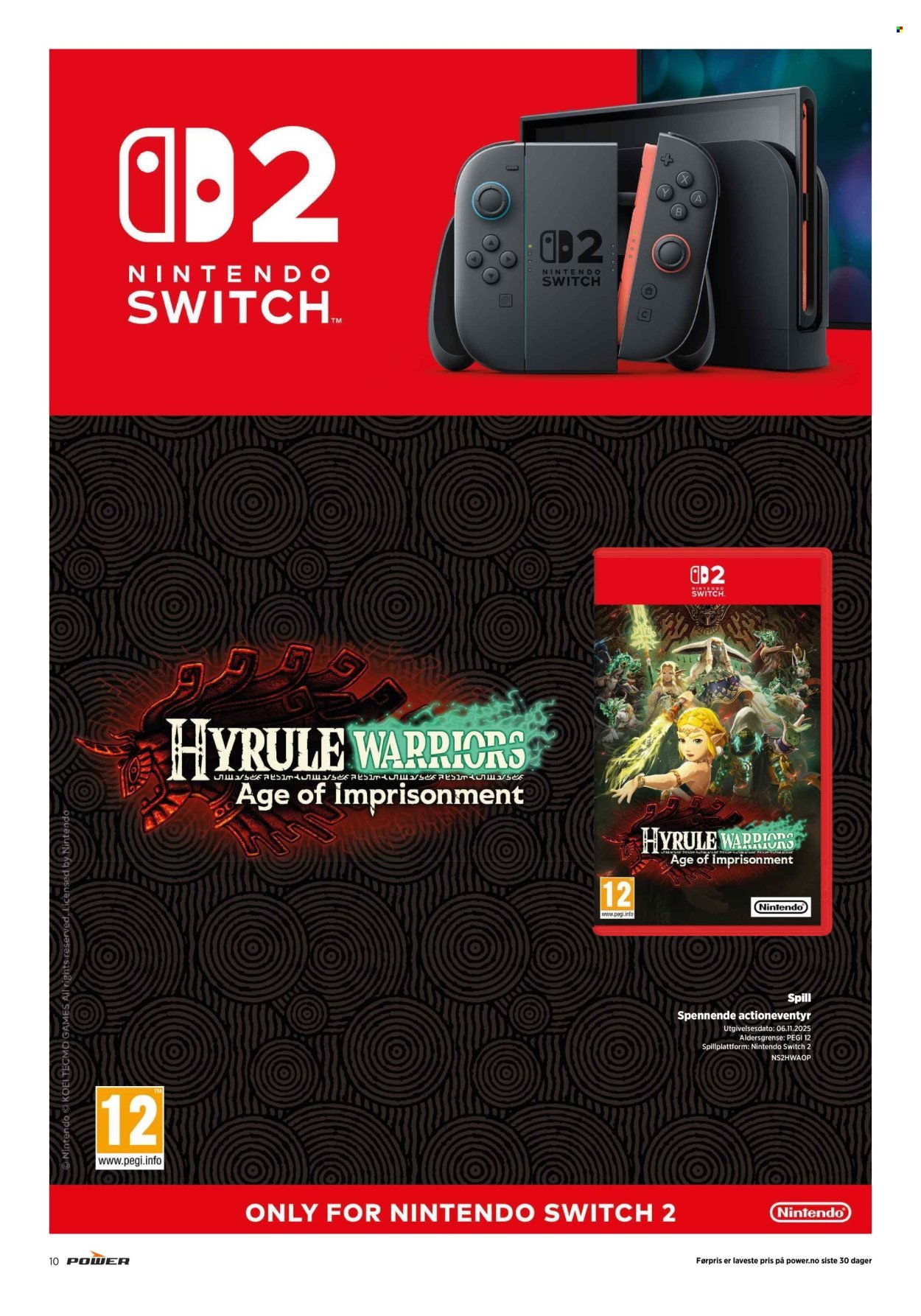 POWER kundeavis - Fra mandag 10. november 2025 (2025-11-10 - 2025-11-16)