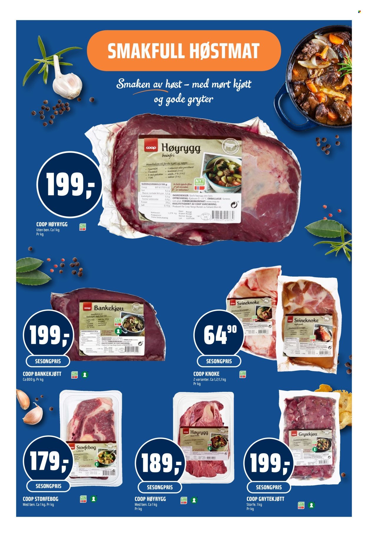 COOP OBS kundeavis - Fra søndag 13. september 2026