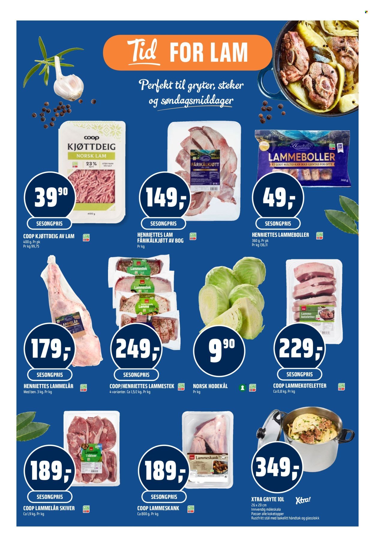 COOP OBS kundeavis - Fra søndag 13. september 2026