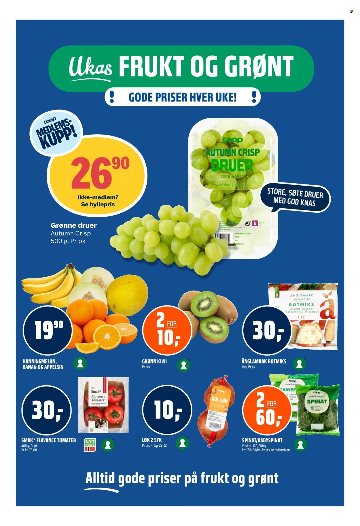 COOP OBS kundeavis - Fra søndag 13. september 2026