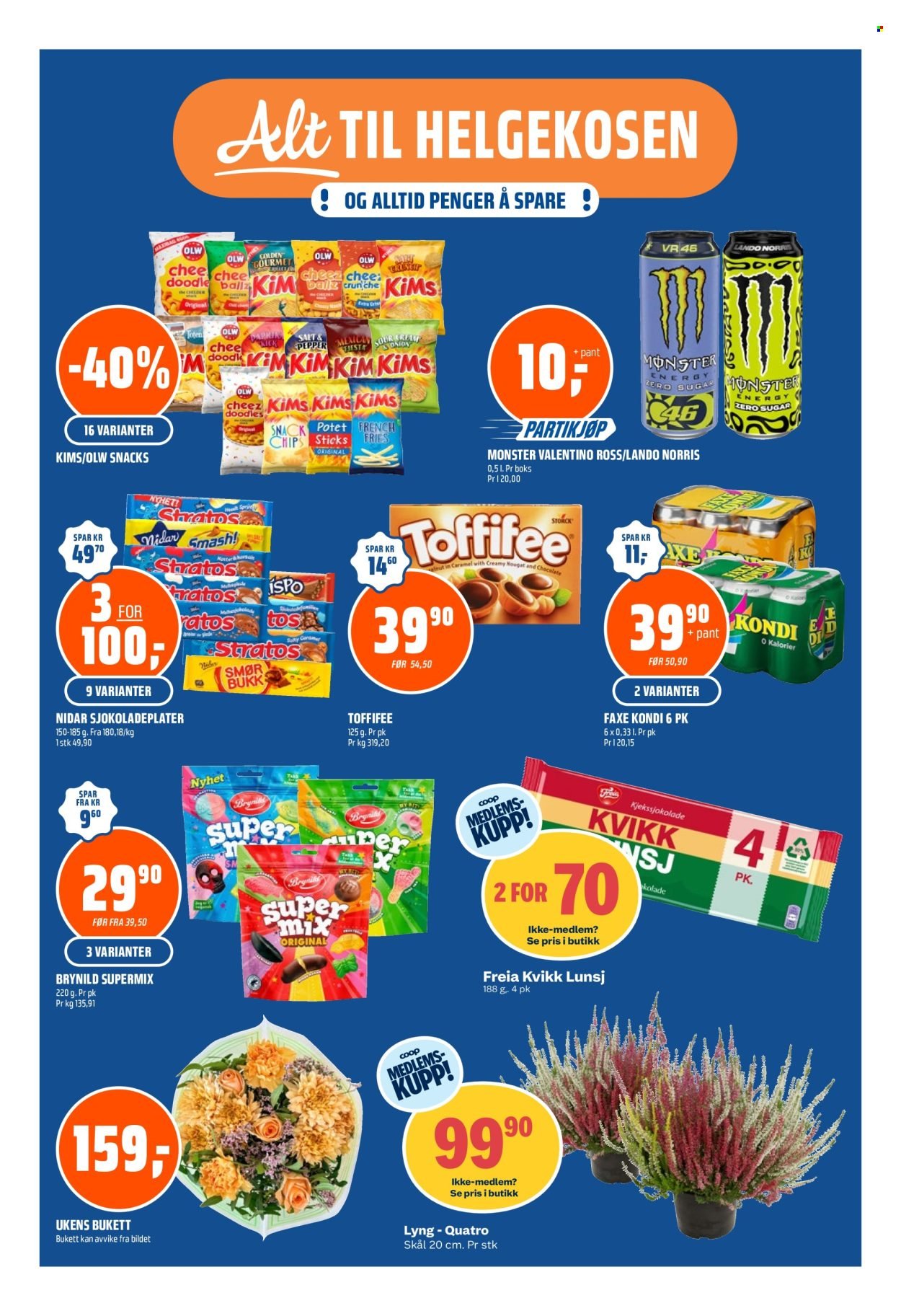 COOP OBS kundeavis - Fra søndag 13. september 2026