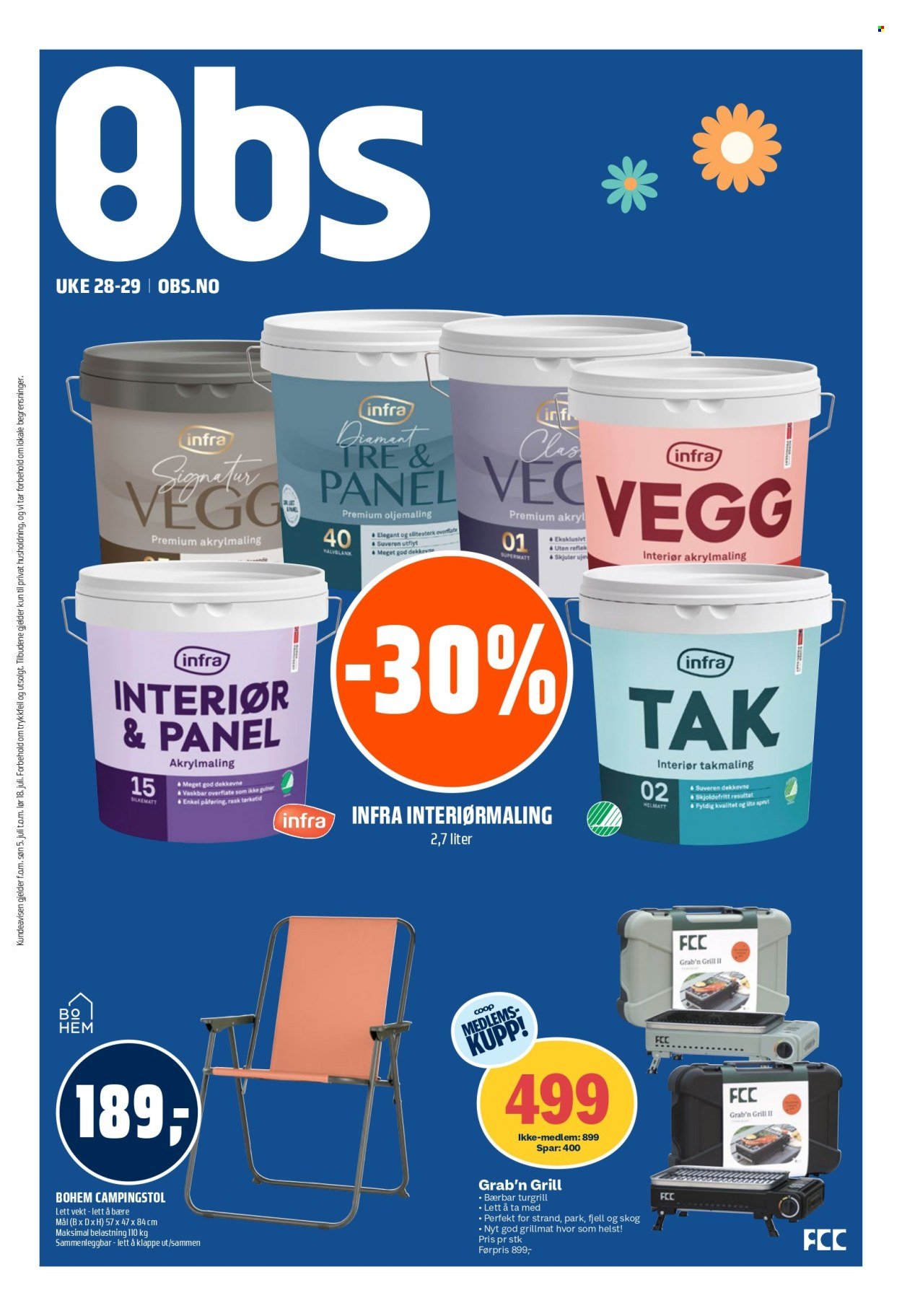 COOP OBS kundeavis - Fra søndag 5. juli 2026