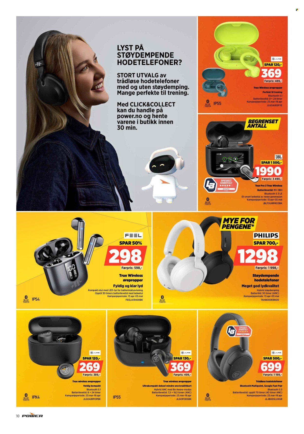 POWER kundeavis - Fra tirsdag 14. april 2026 (2026-04-14 - 2026-04-19)