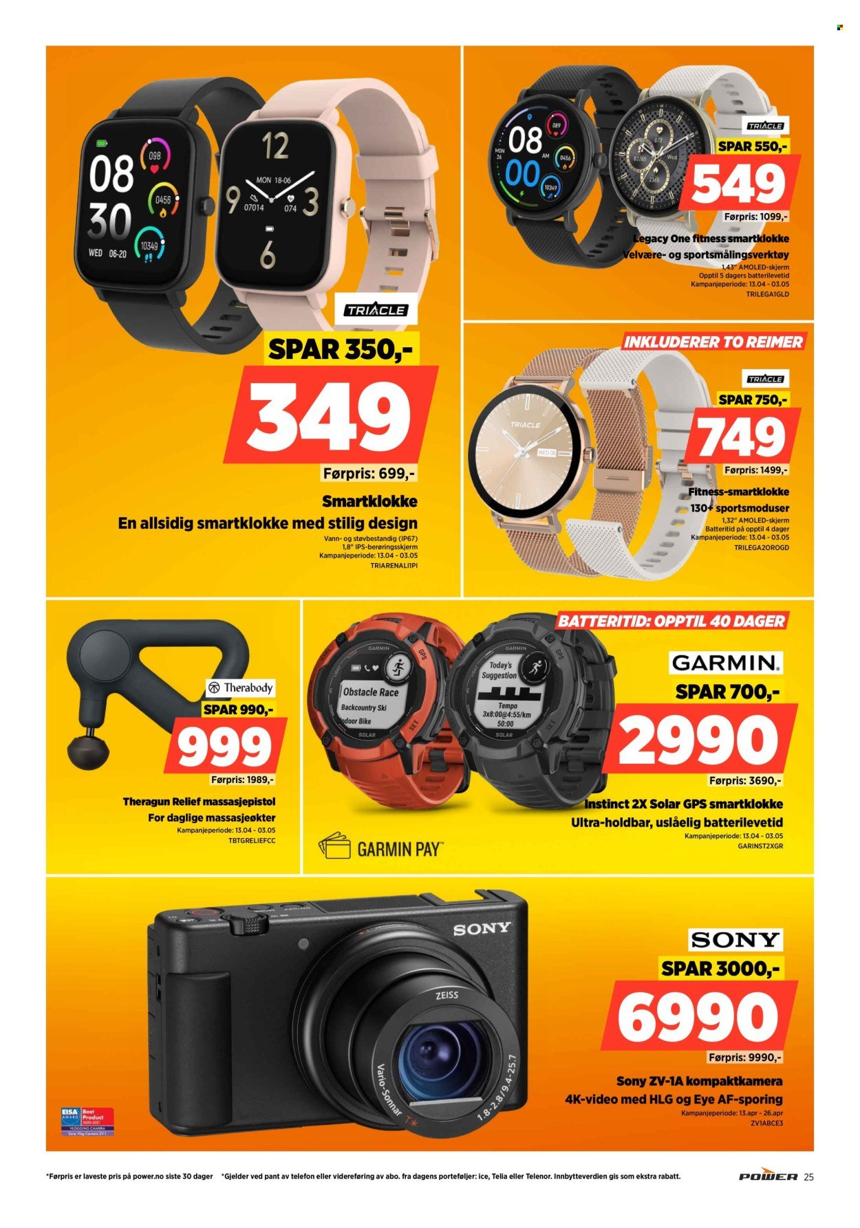 POWER kundeavis - Fra mandag 20. april 2026 (2026-04-20 - 2026-04-26)