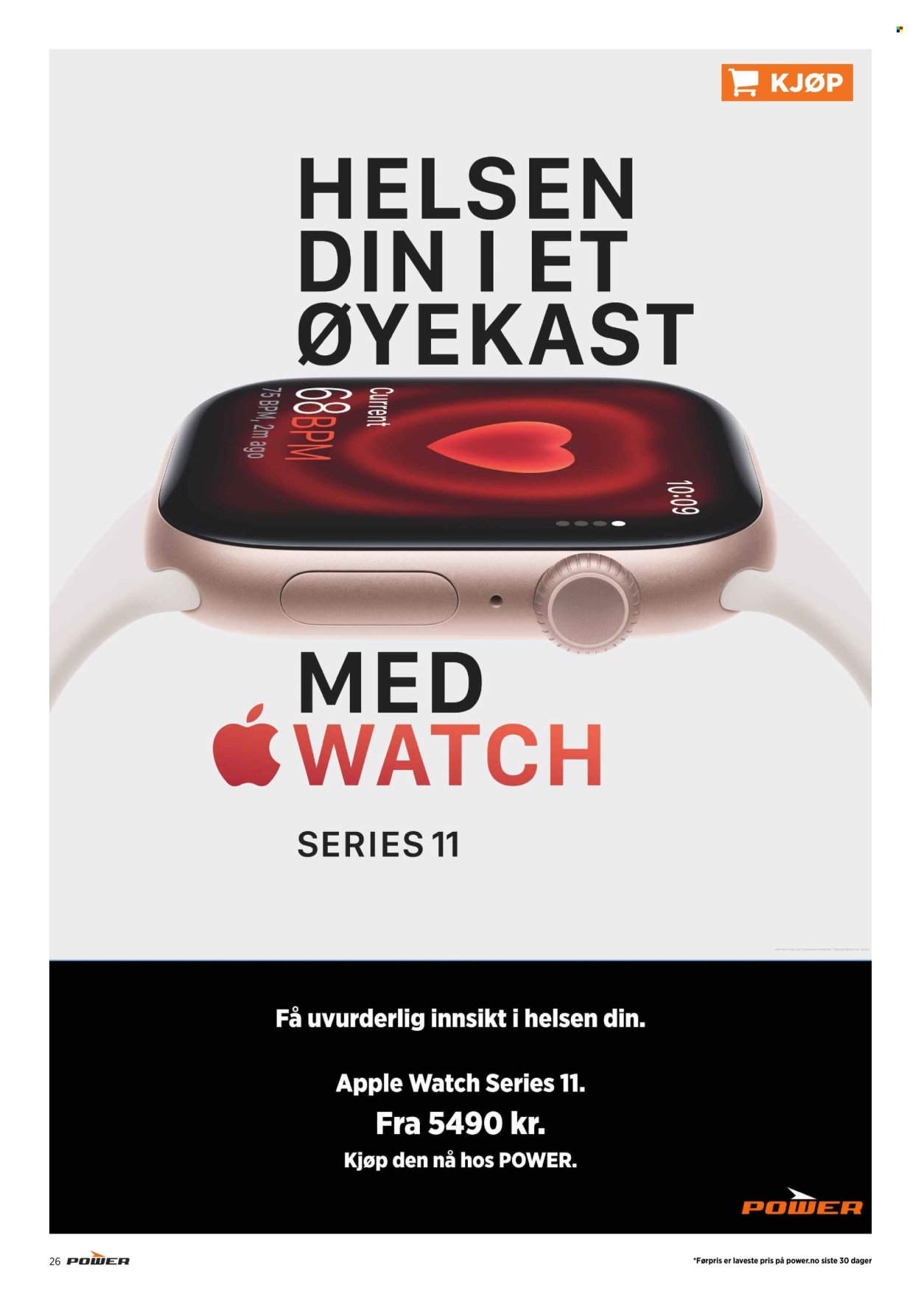 POWER kundeavis - Fra mandag 20. april 2026 (2026-04-20 - 2026-04-26)
