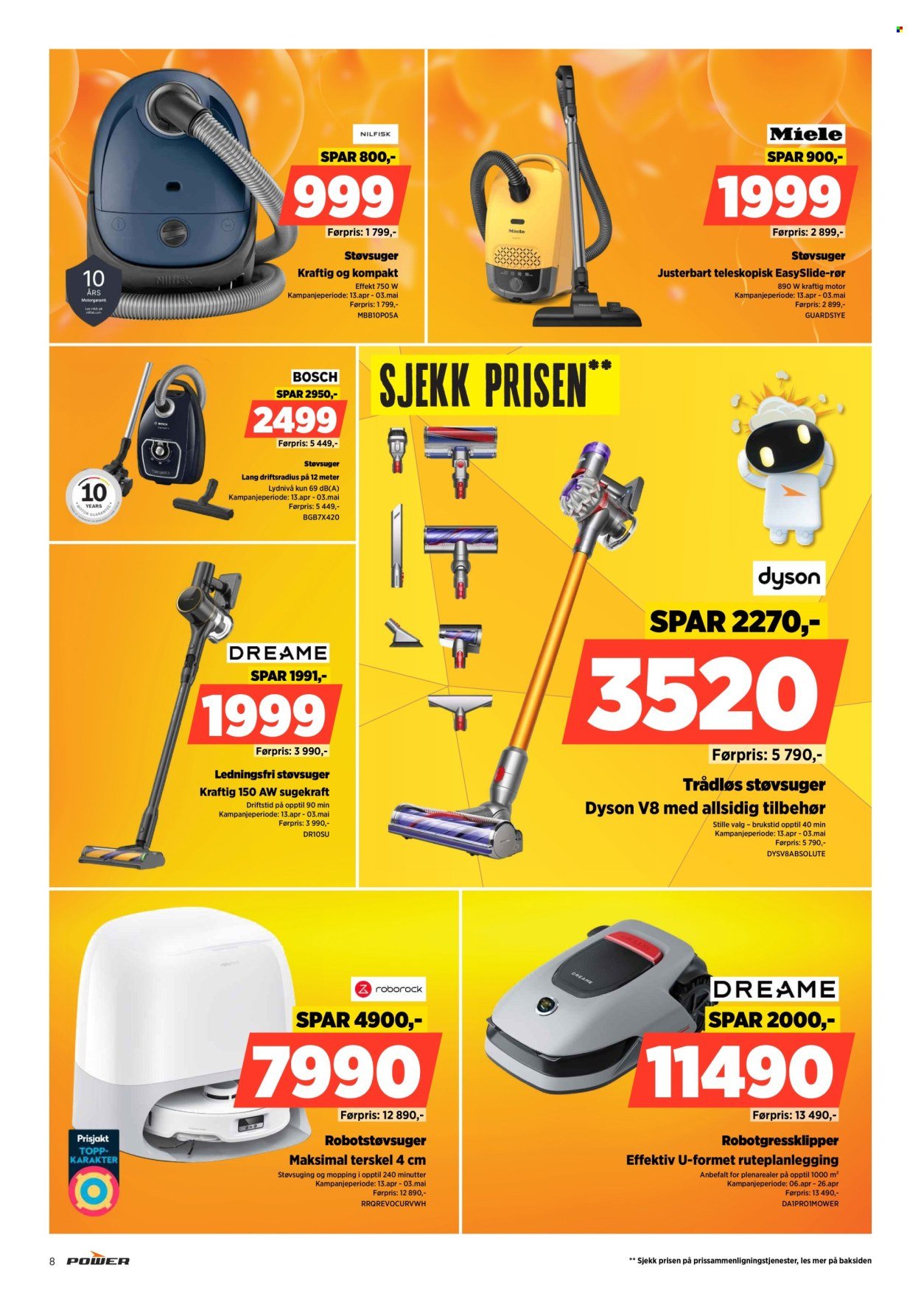 POWER kundeavis - Fra mandag 20. april 2026 (2026-04-20 - 2026-04-26)