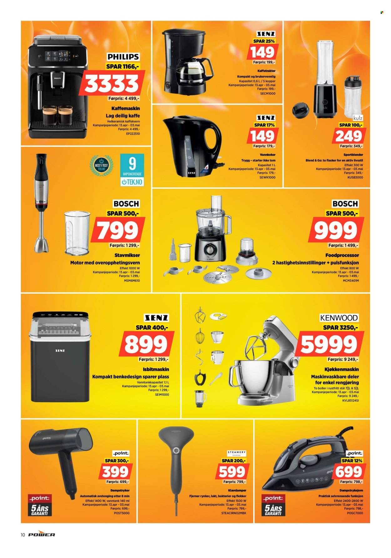 POWER kundeavis - Fra mandag 20. april 2026 (2026-04-20 - 2026-04-26)