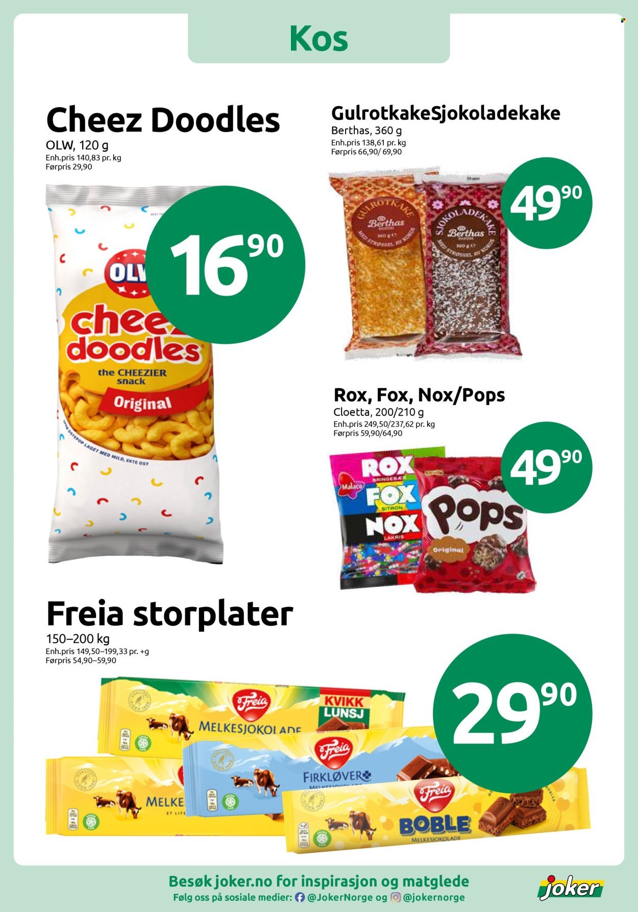JOKER kundeavis - Fra mandag 27. juli 2026