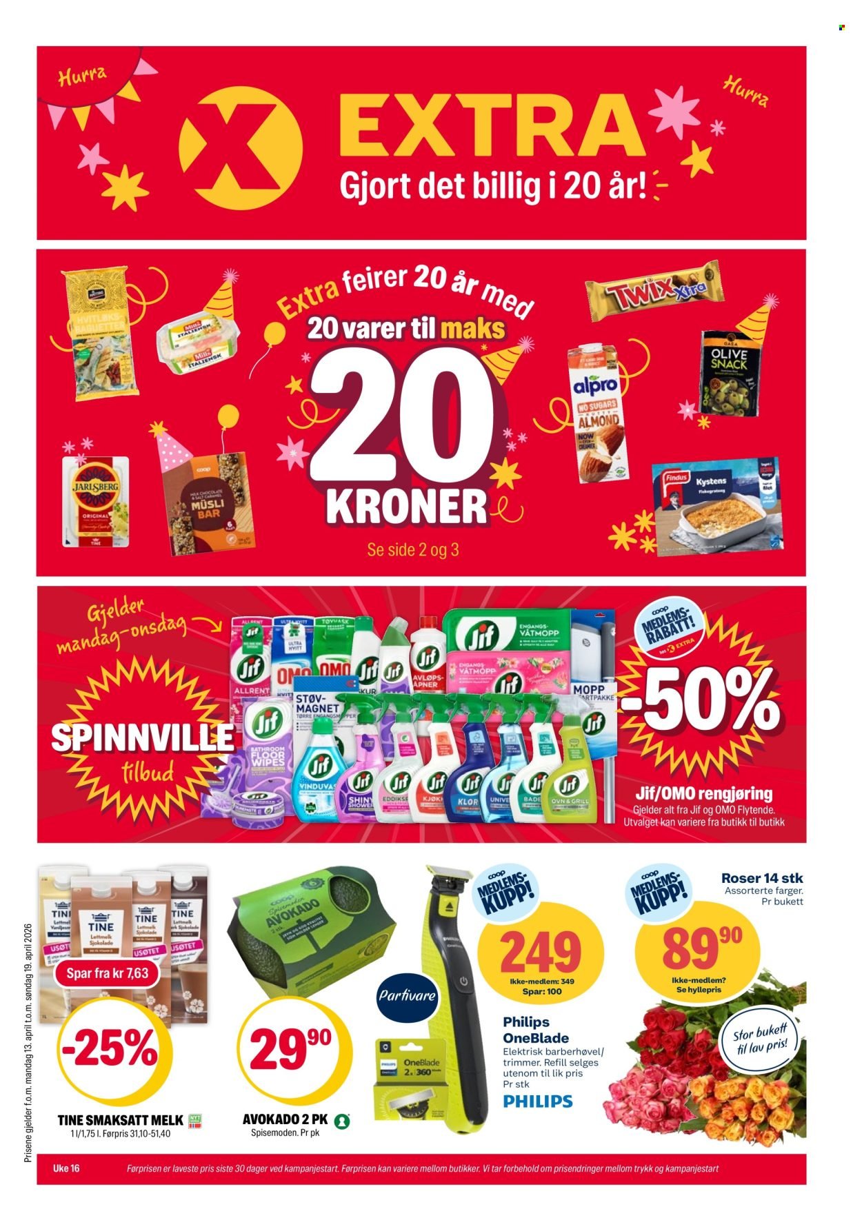 COOP EXTRA kundeavis - Uke 16 (2026-04-13 - 2026-04-19)
