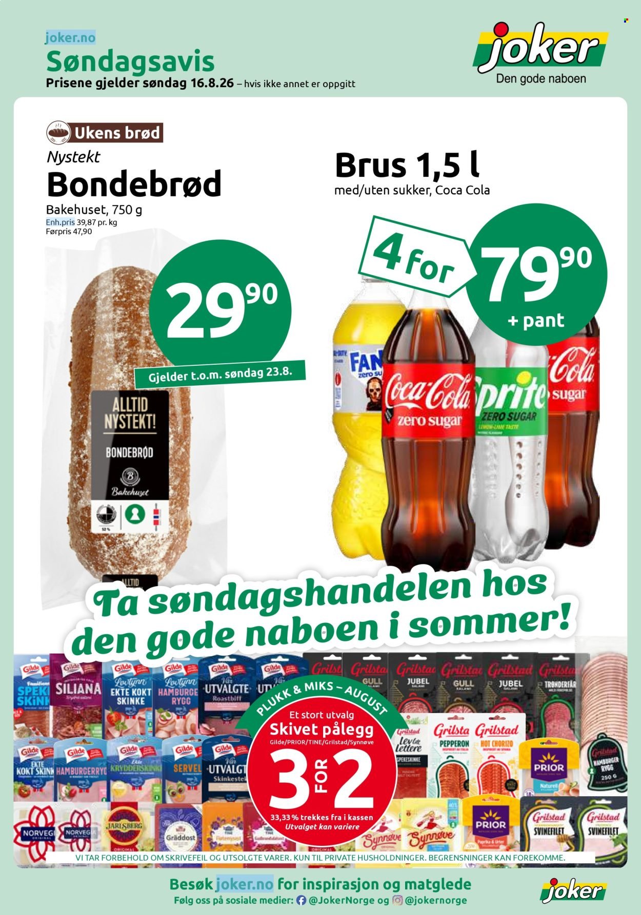 JOKER kundeavis - Fra søndag 16. august 2026