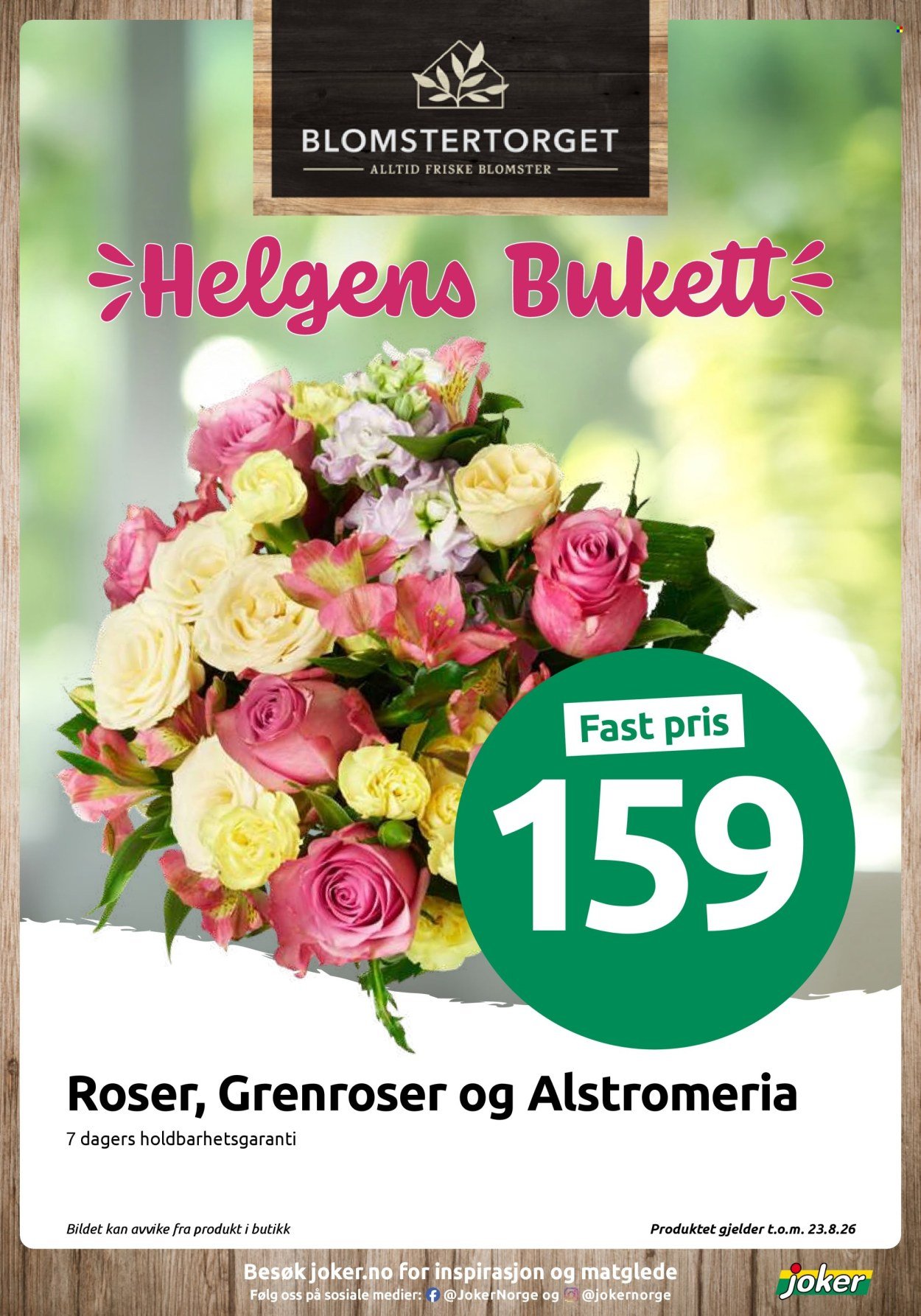 JOKER kundeavis - Fra søndag 16. august 2026
