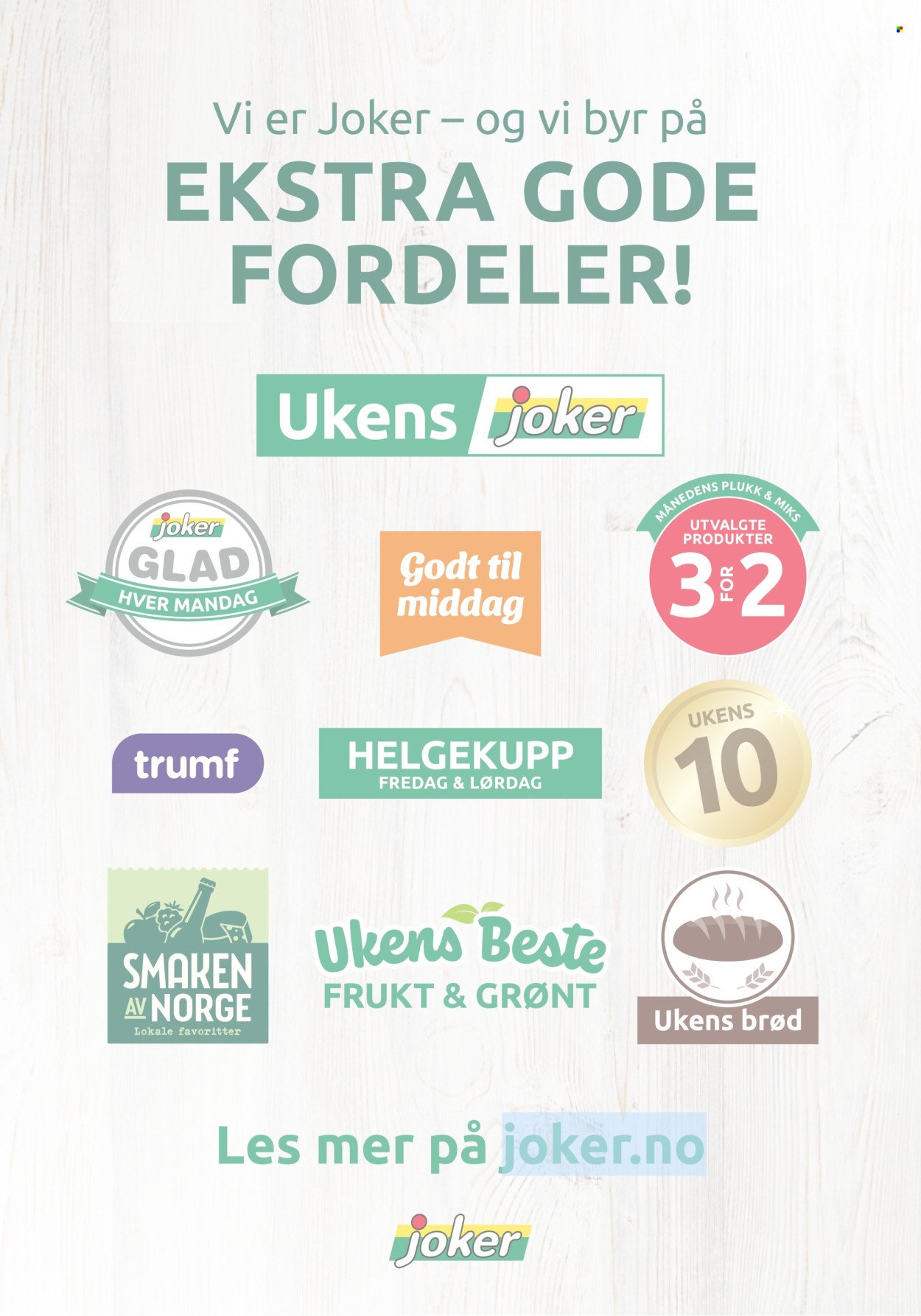 JOKER kundeavis - Fra søndag 16. august 2026