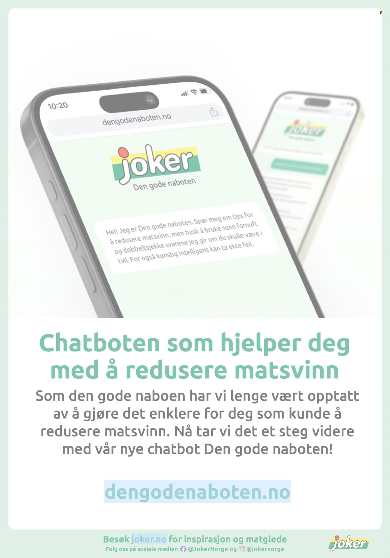JOKER kundeavis - Fra søndag 16. august 2026